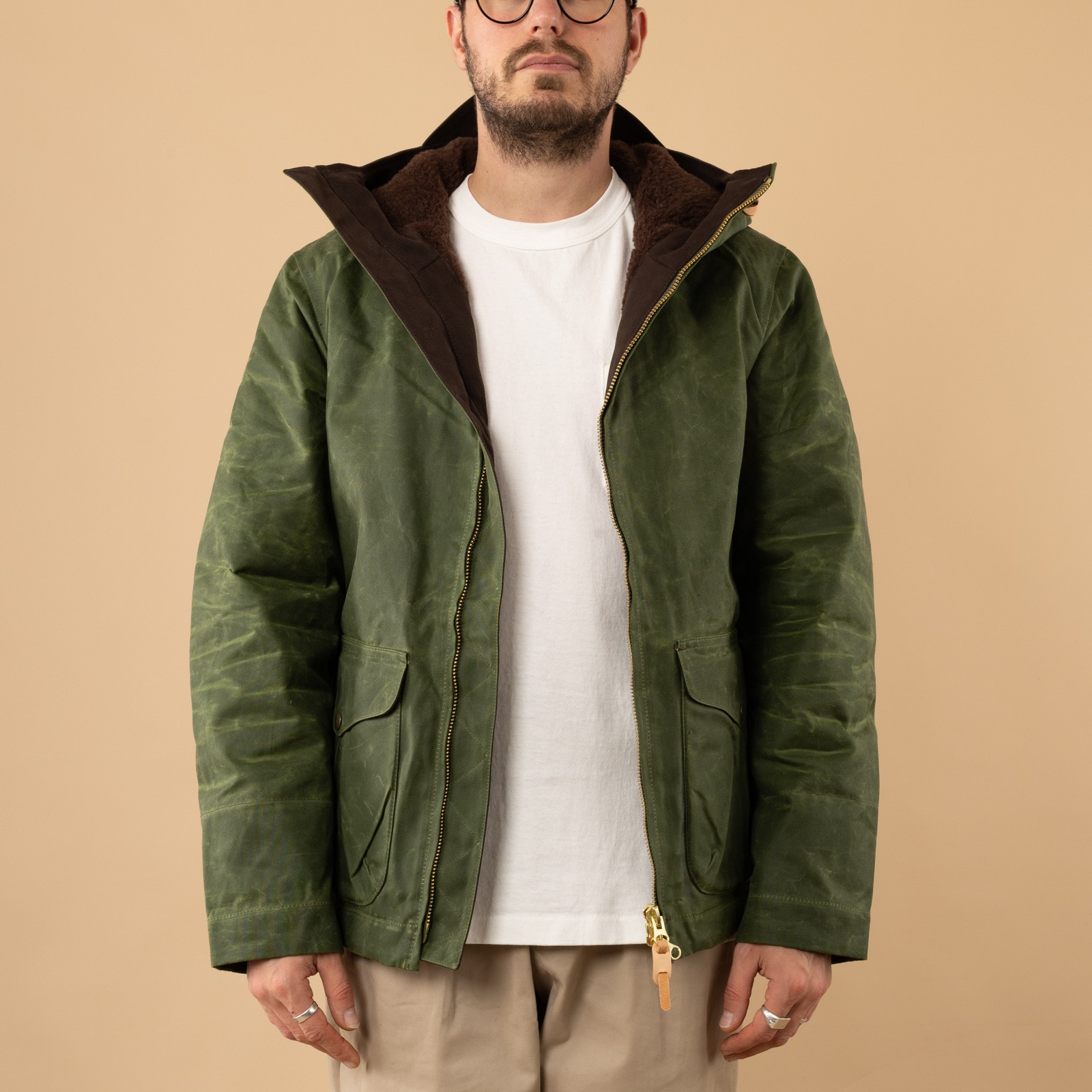 Manufacture Ceccarelli Blazer Coat Light Green Front View