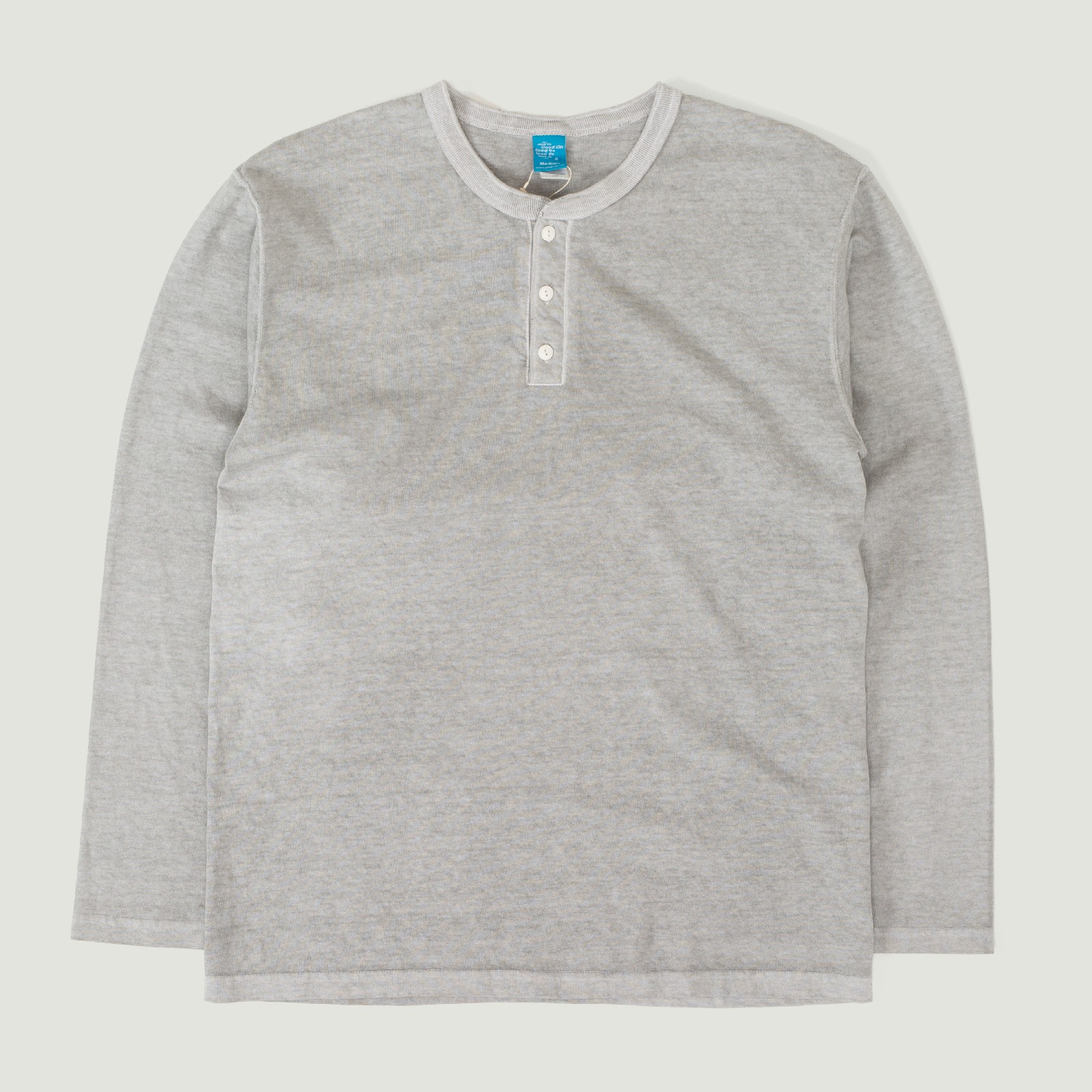 GOOD-ON-flâneurs-teeshirt henley manches longues P-ash