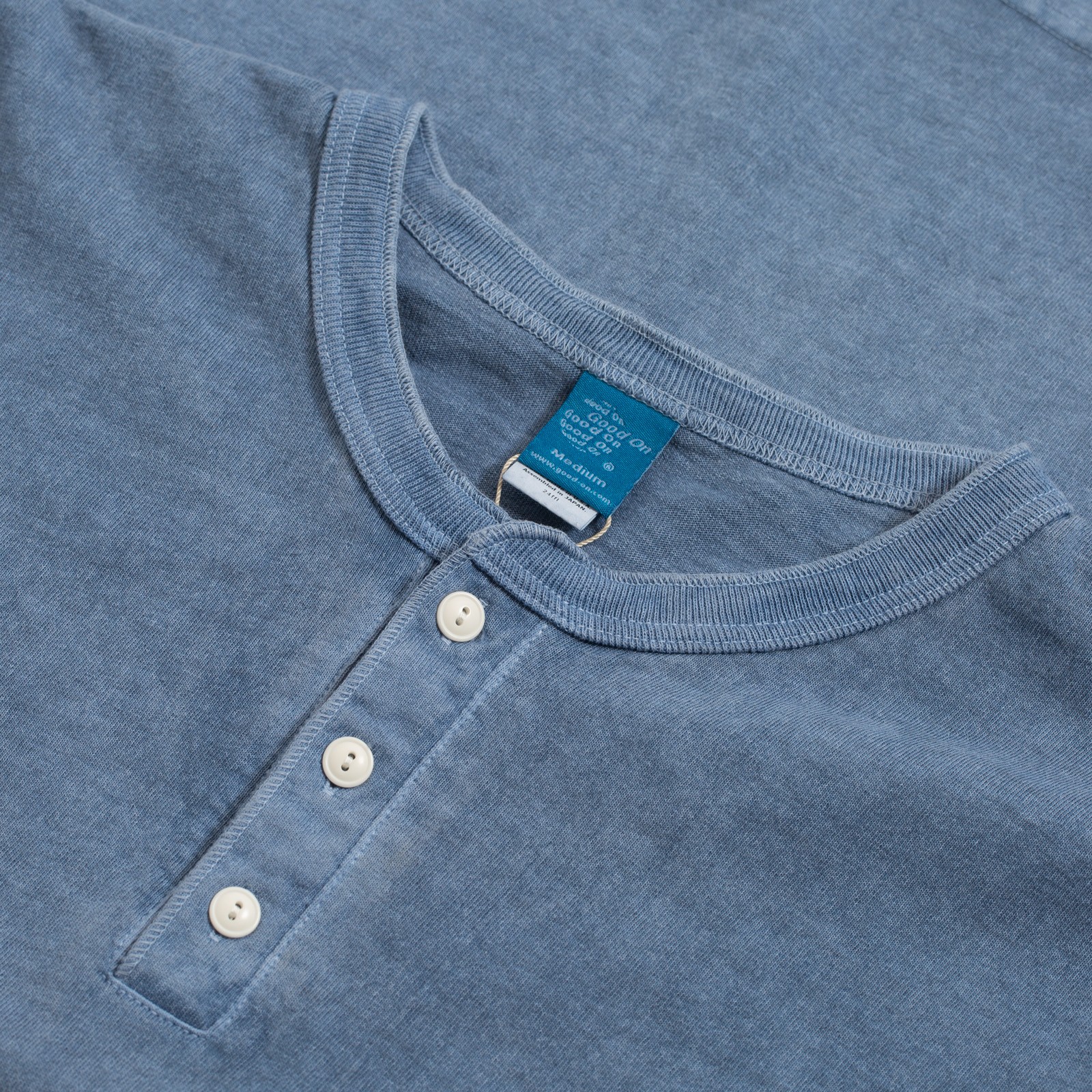 image col Henley flâneurs GOOD ON Tee-shirt Manches Longues P-ajisan