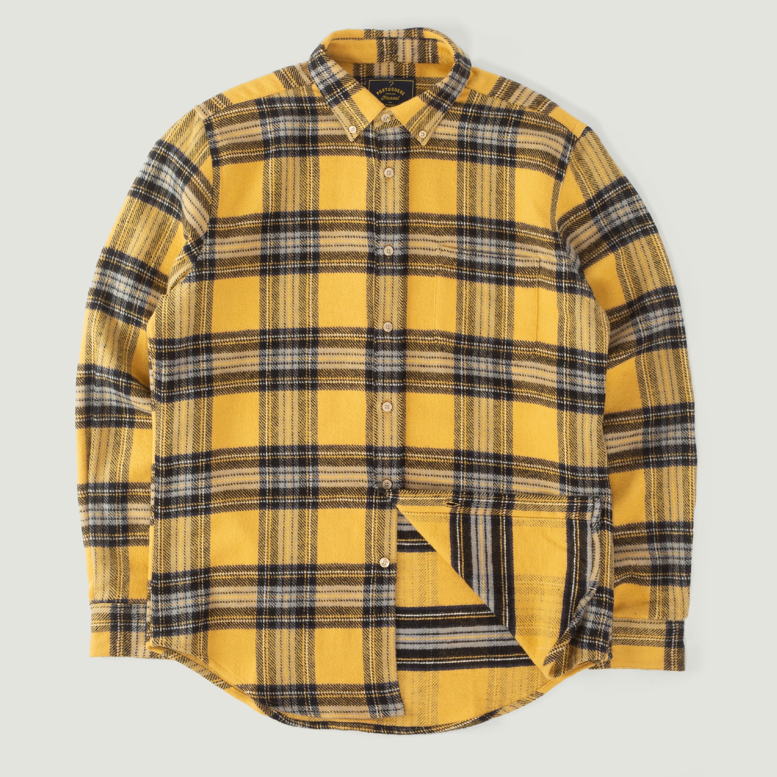 PORTUGUESE-FLANNEL-flaneurs-chemise-Faru Shirt-yellow vignette