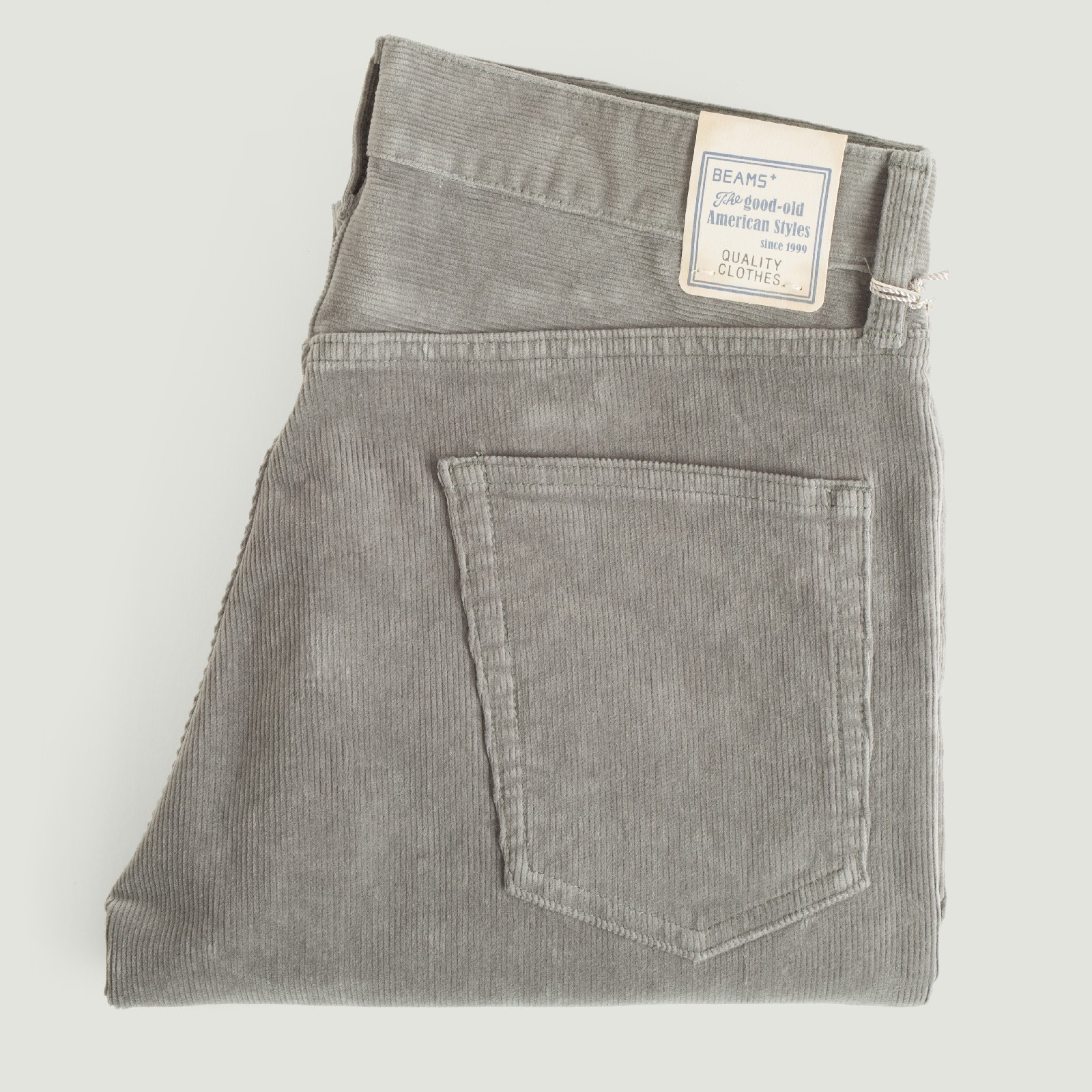 Vignettes-flâneurs-BEAMS-PLUS-5-Pockets-Tapered-Corduroy-Grey