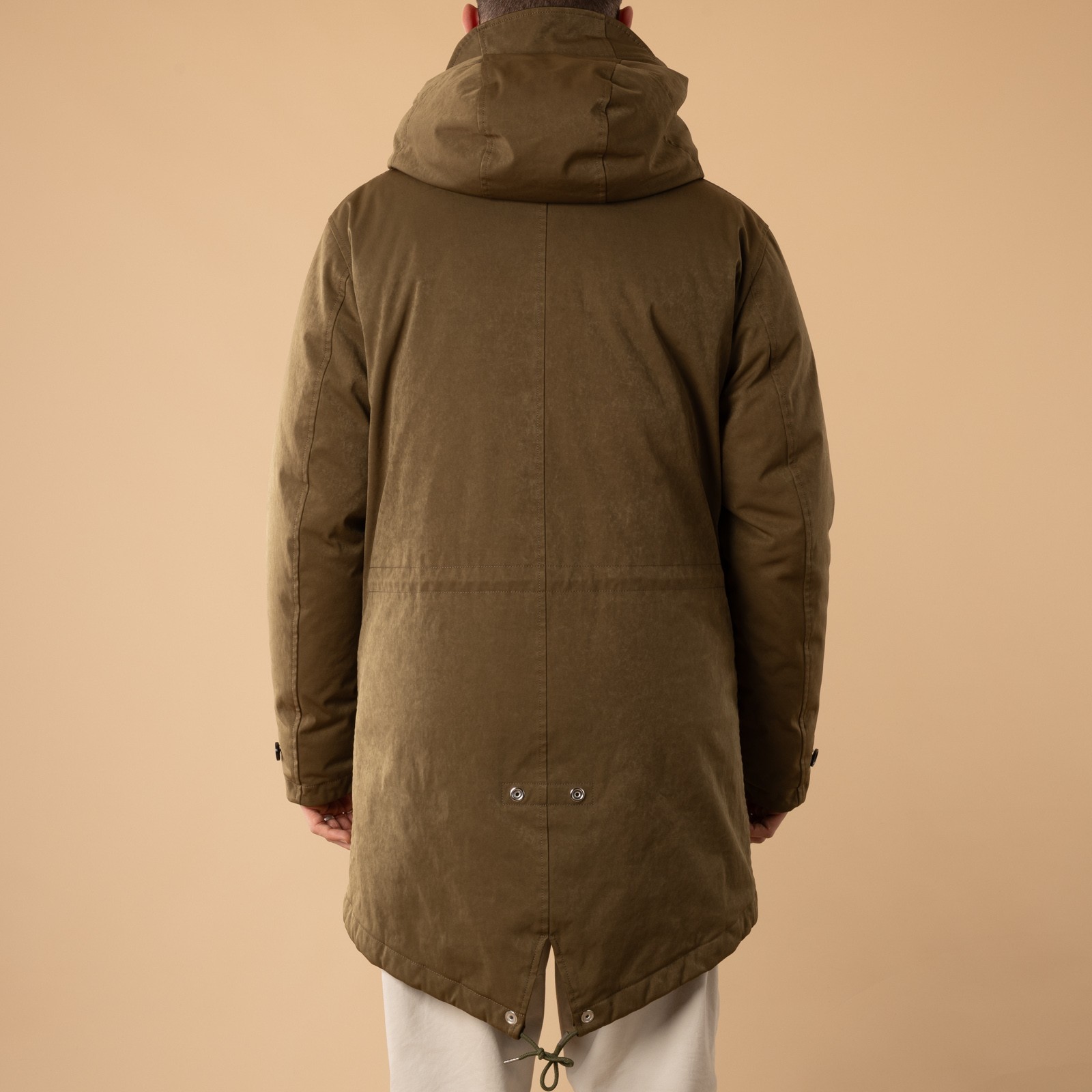 flâneurs-TENC-Core-Down-Parka-Olive-de-dos