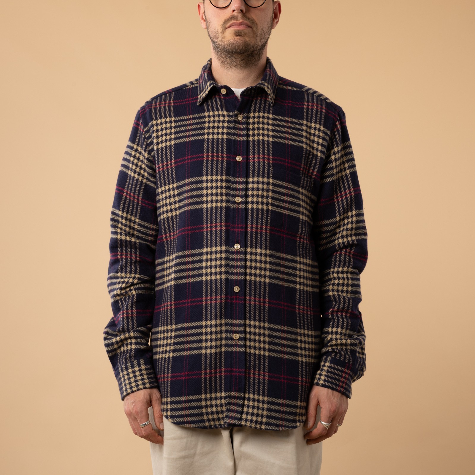 PORTUGUESE-FLANNEL-flaneurs-chemise-pomar shirt de face