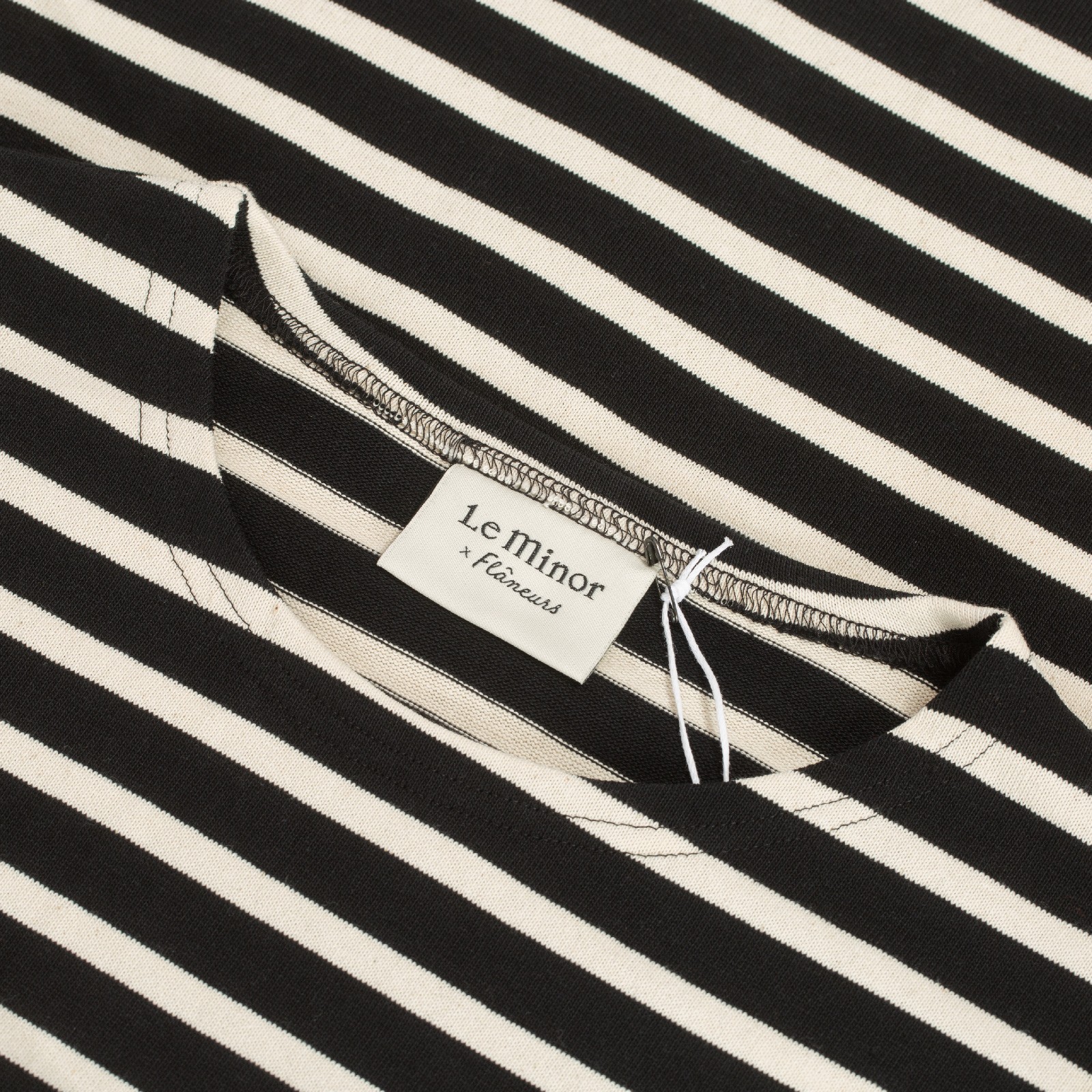 Le Minor x Flâneurs Marinière Loose Noir/Écru