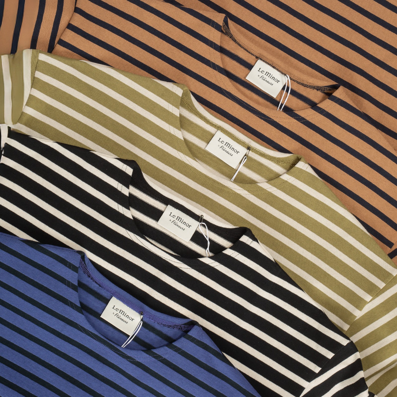 Le Minor x Flâneurs Marinière Loose Noir/Écru