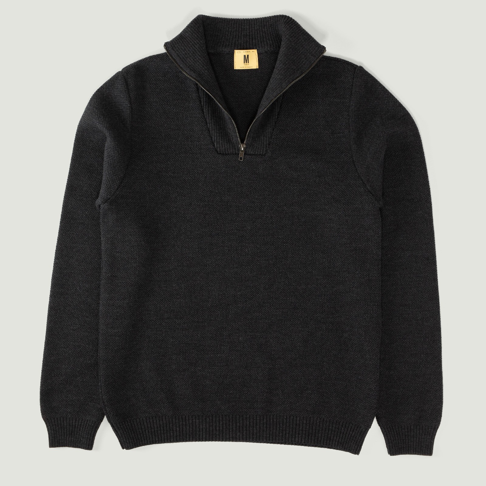 vignette - strollers - Turtleneck sweater - NITTO KNITWEAR - Youri anthracite