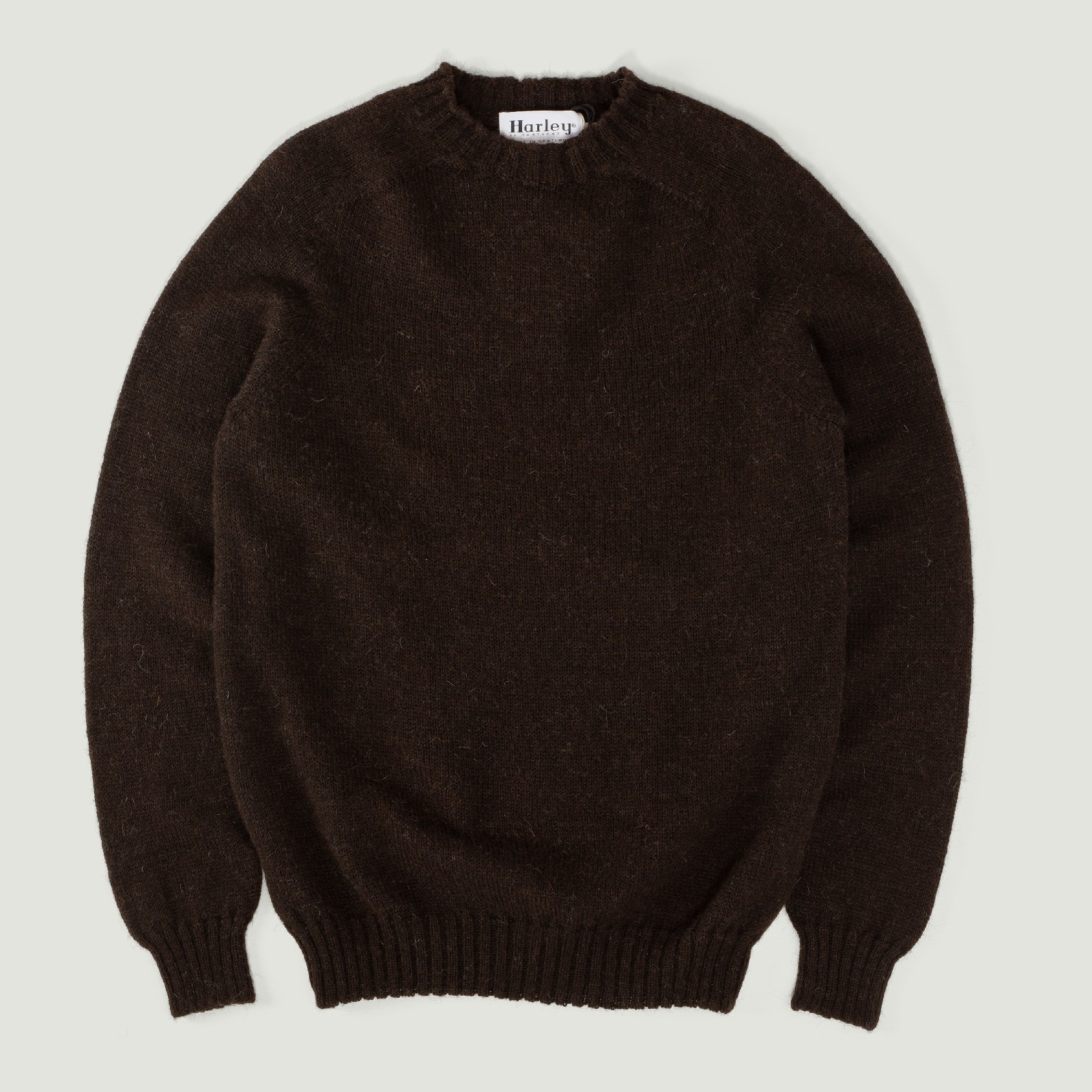 vignette-flâneurs-HARLEY-OF-SCOTLAND-Voe-True-Shetland-Crew-Neck-Black