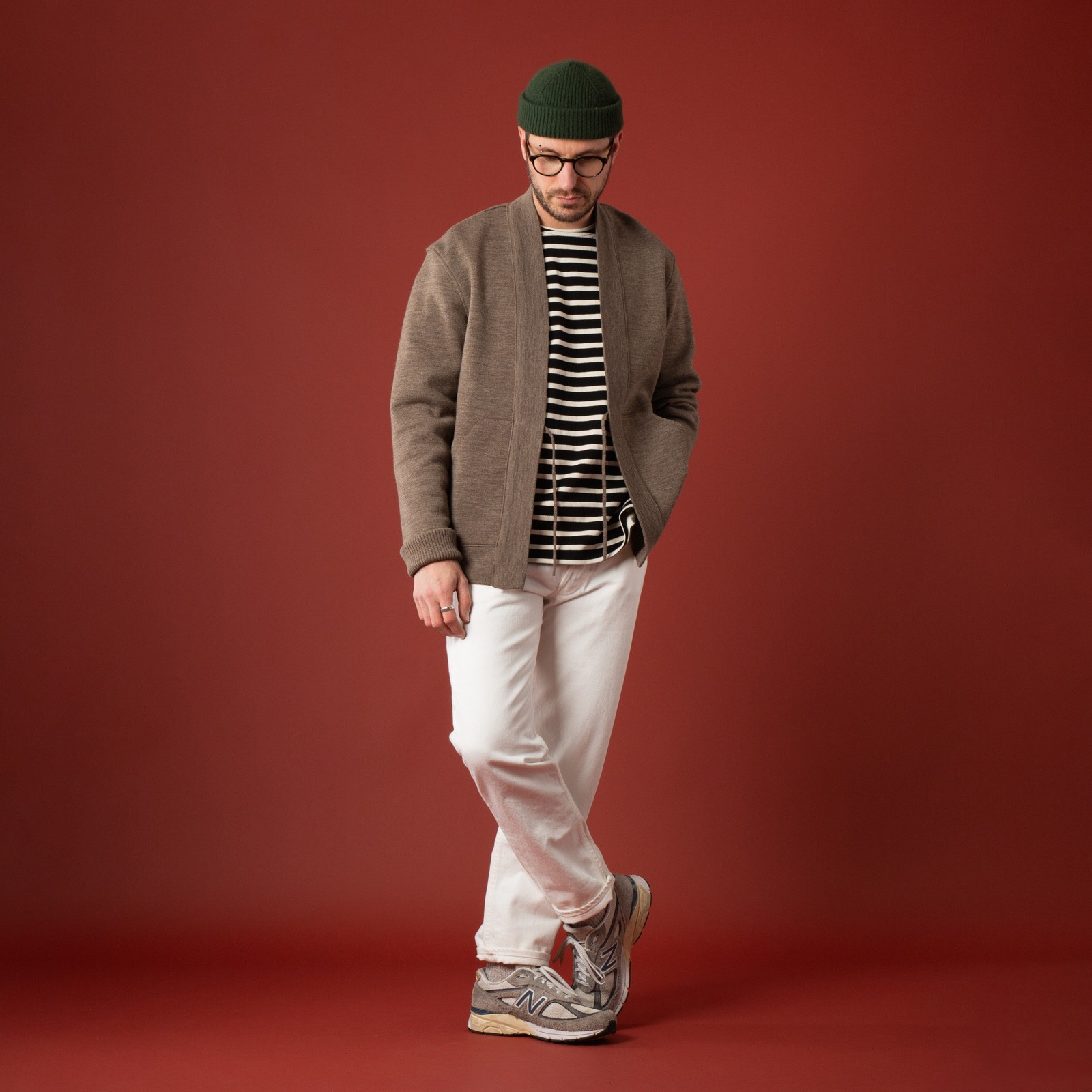 Le Minor x Flâneurs Marinière Loose Noir/Écru