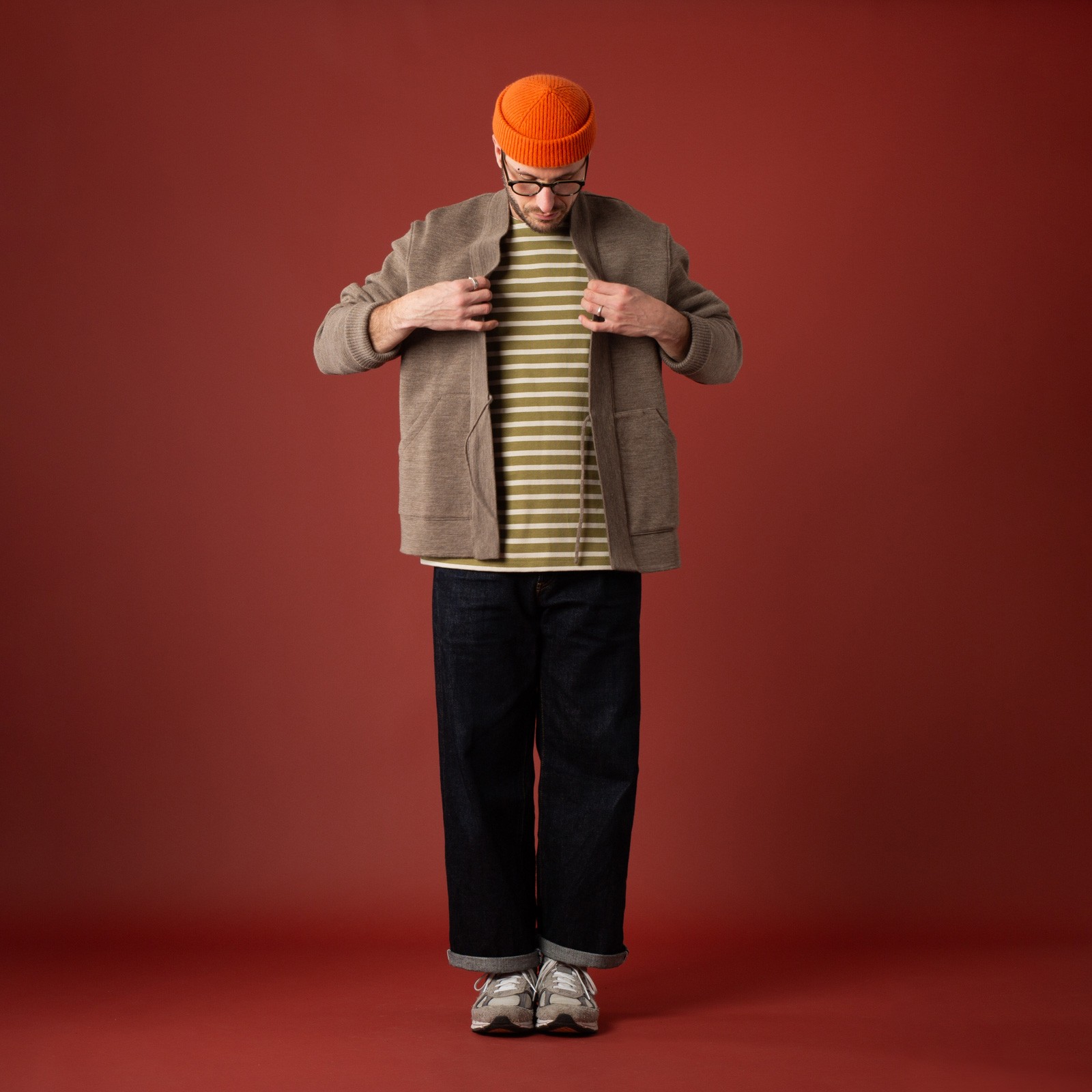 silhouette oni denim LE MINOR  Le Minor x Flâneurs Noragi Beige