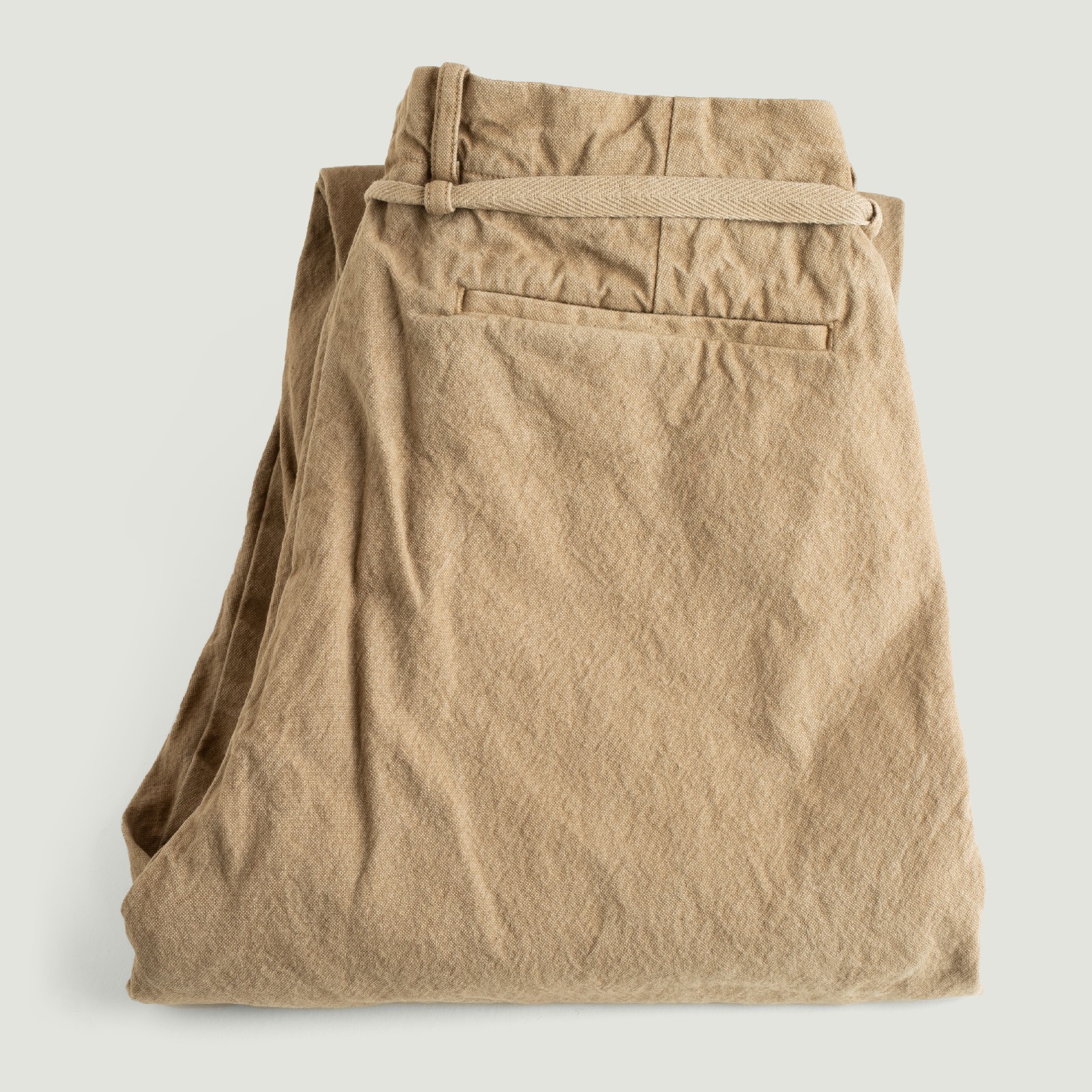 vignette--strollers-SEUVAS-10oz-CANVAS-TAPERED-2TUCK-PANTS-coffee