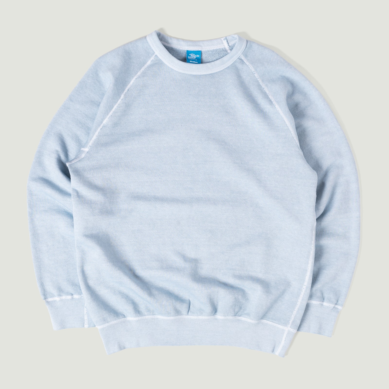GOOD-ON Raglan Crewneck Sweatshirt - P Soda