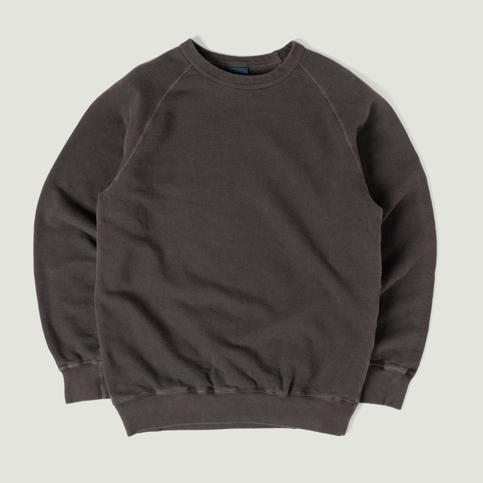 GOOD ON Raglan Crewneck Sweatshirt in Black