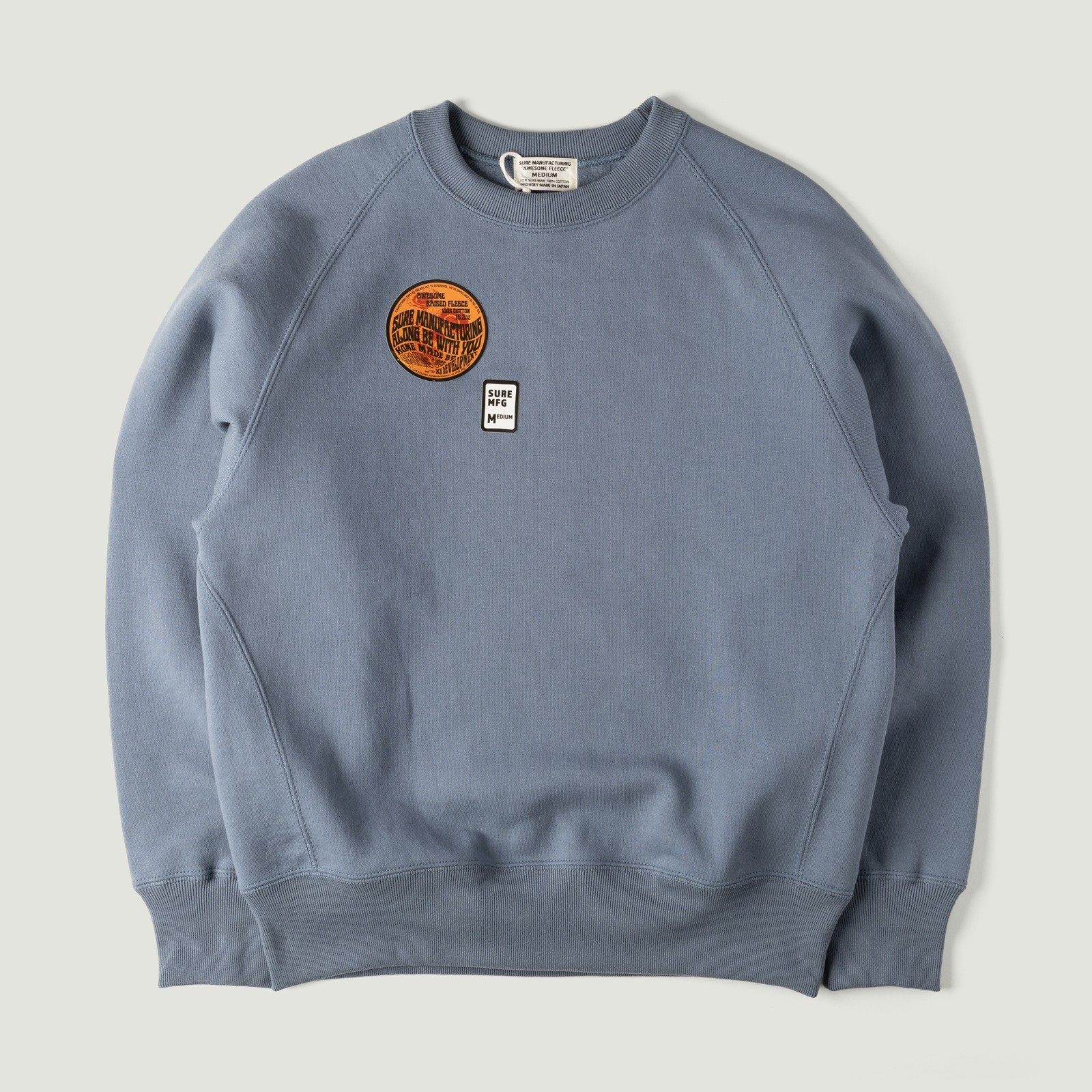 XX DEVELOPMENT / "SURE MFG" Awesome Crewneck Sweatshirt blue