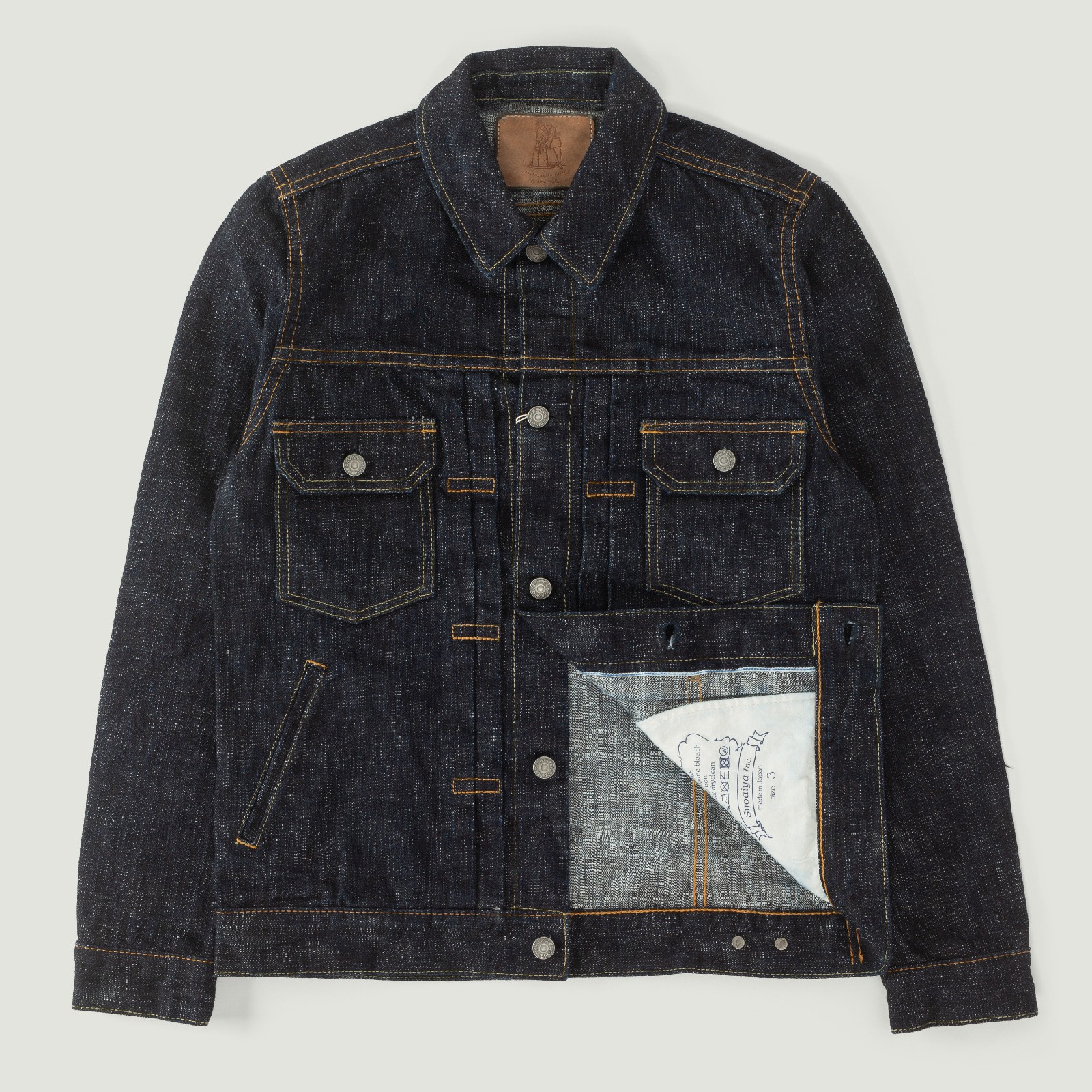 vignette-flâneurs-veste-type-II-Pure-Blue-Japan-fw24