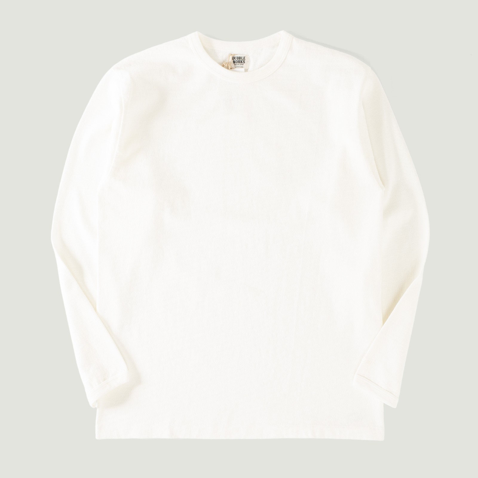 vignette-flâneurs-teeshirt-épais-dubbleworks-HEAVY-WEIGHT-LONG-sleeve-off-white