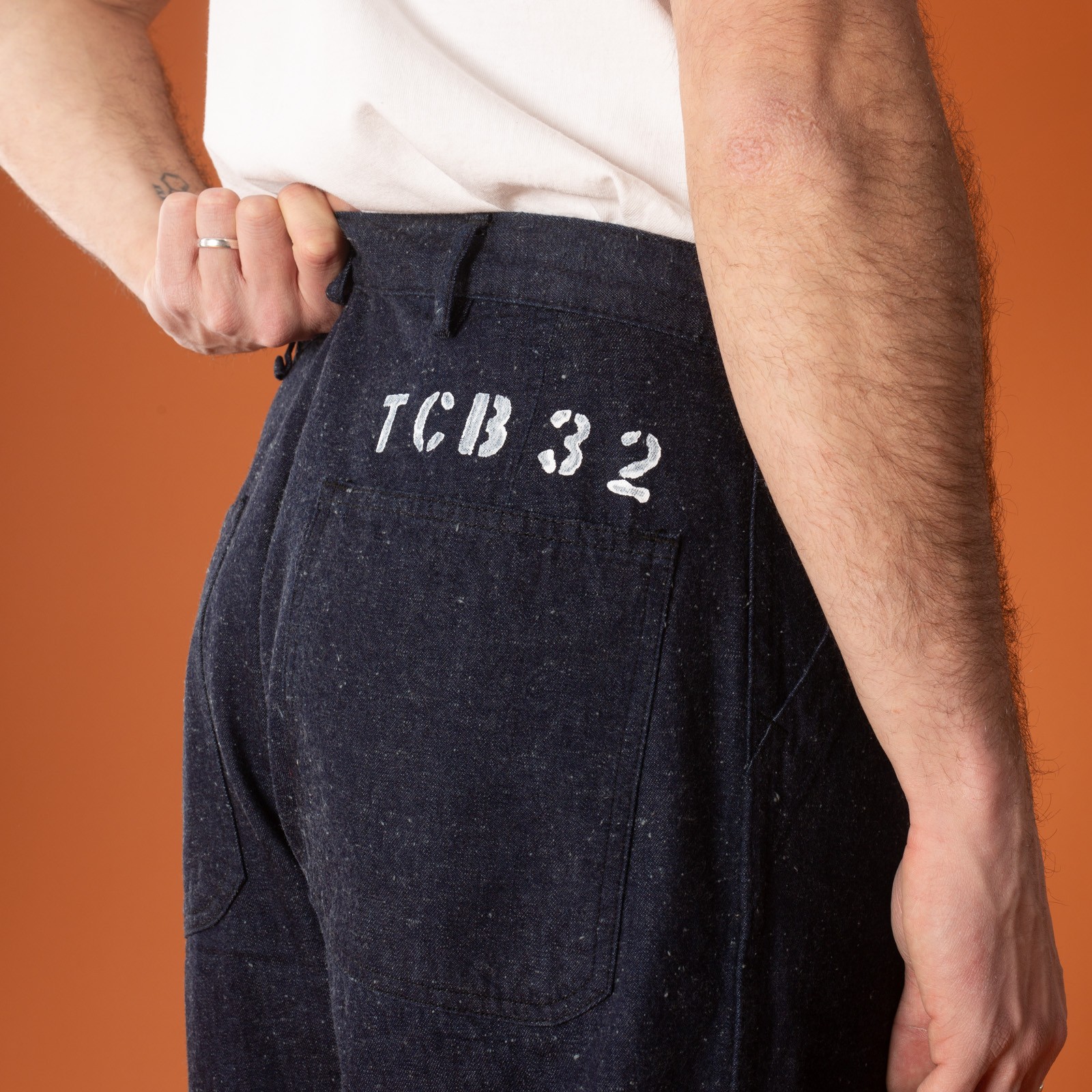 images portées flâneurs TCB jeans-Seamens-Trousers close up