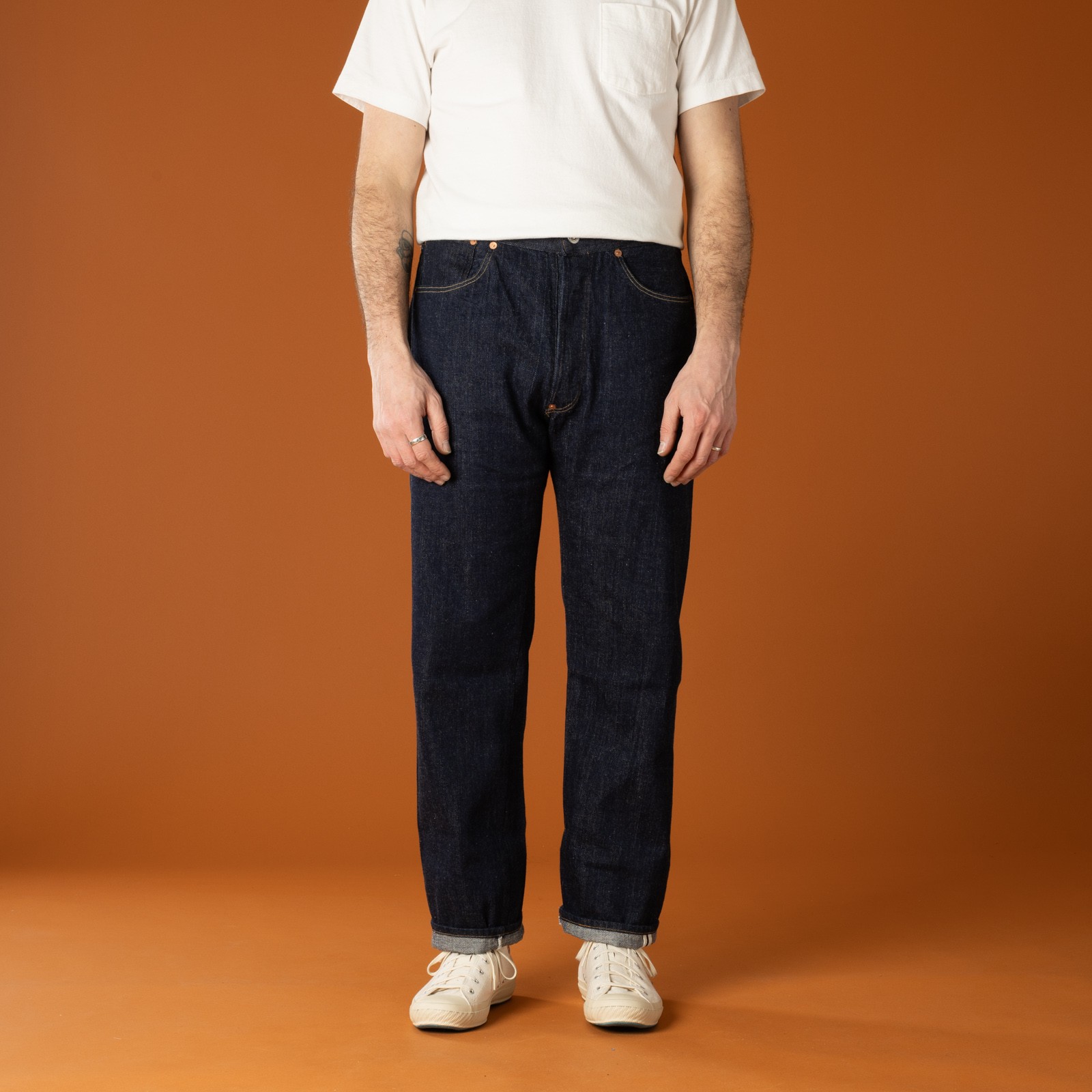 1980 Selvedge One Wash 11.4oz Selvedge TCB No.2 Jeans Front Image