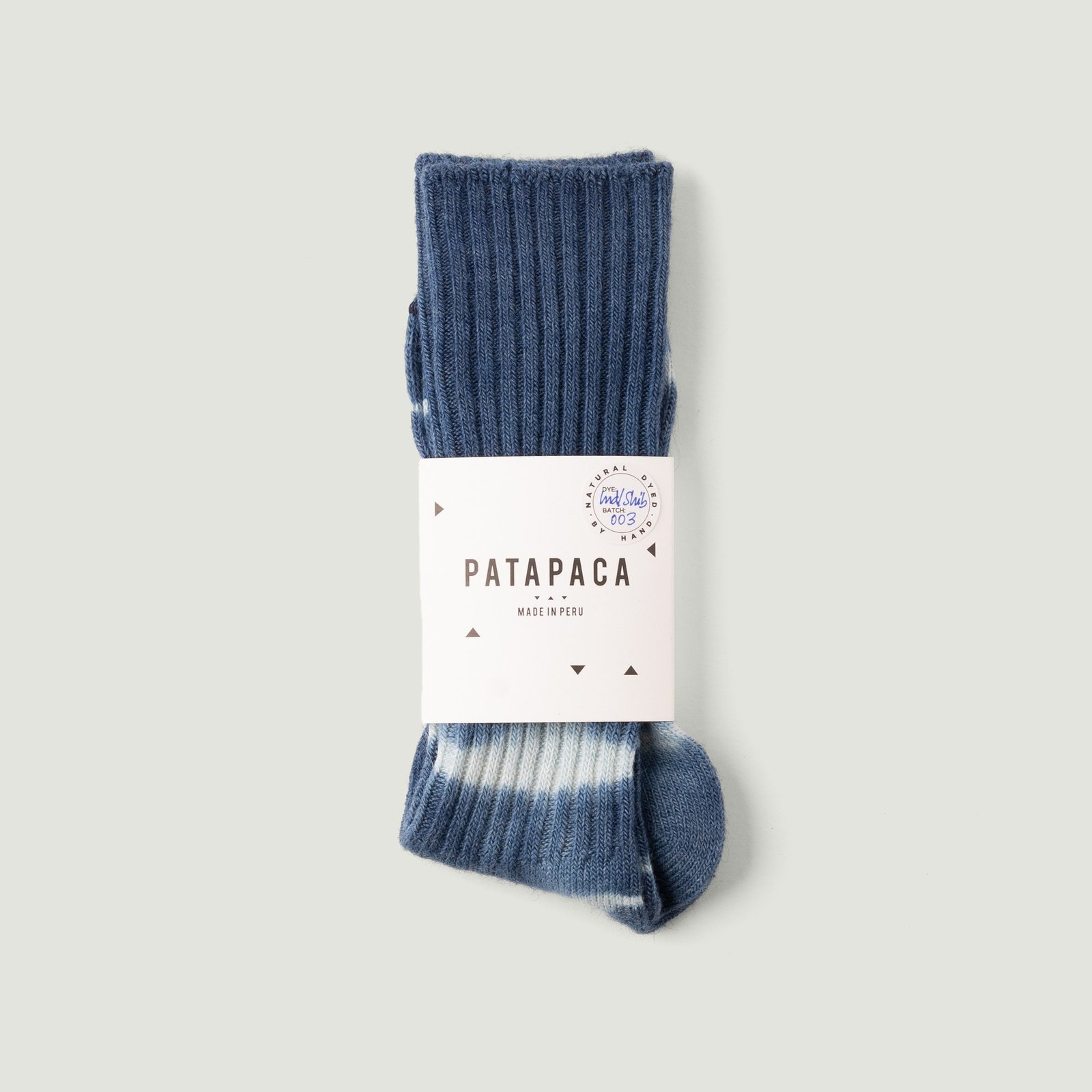 PATAPACA / Shibori Indigo Socks_Vignette