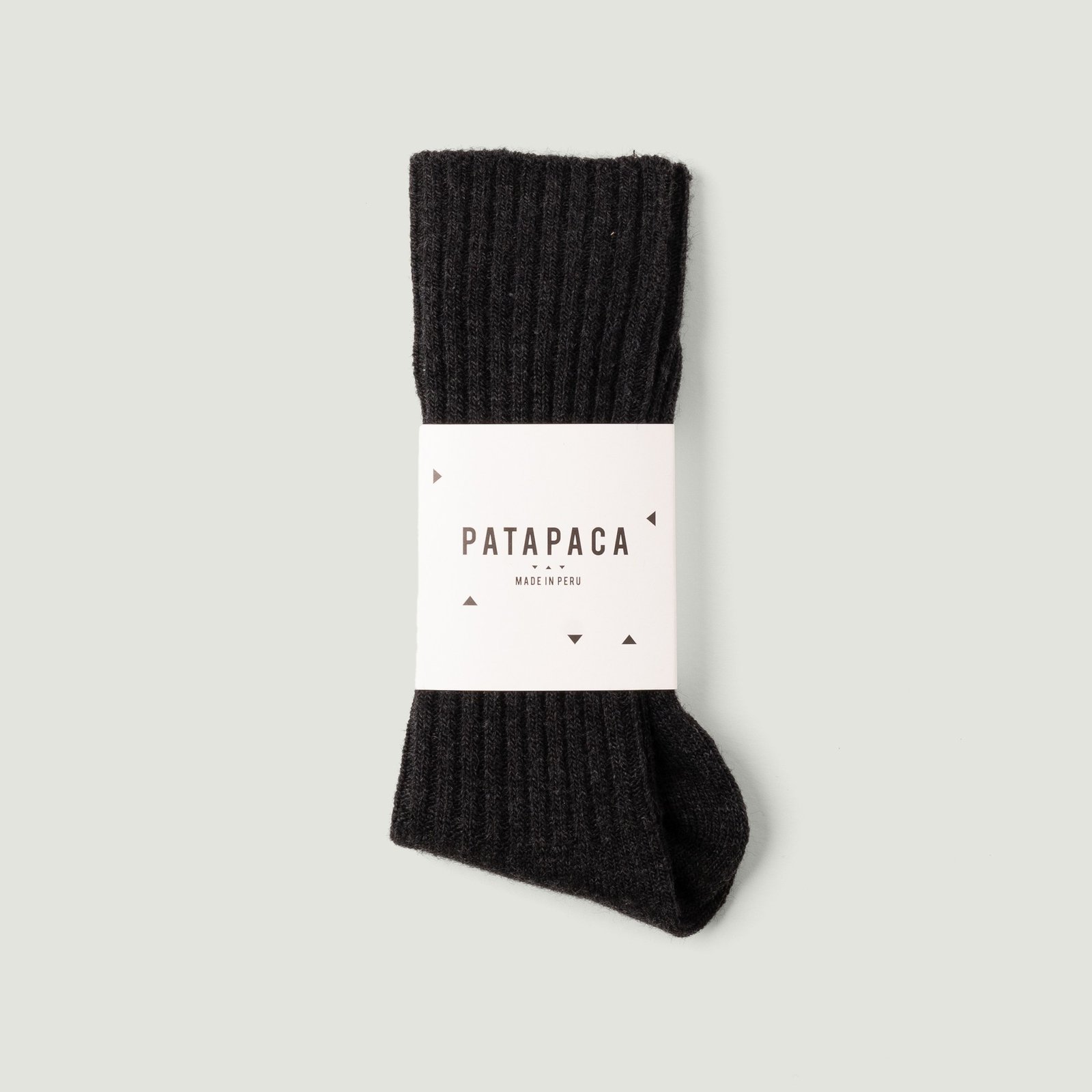 PATAPACA / Origins Socks Charcoal_Vignette