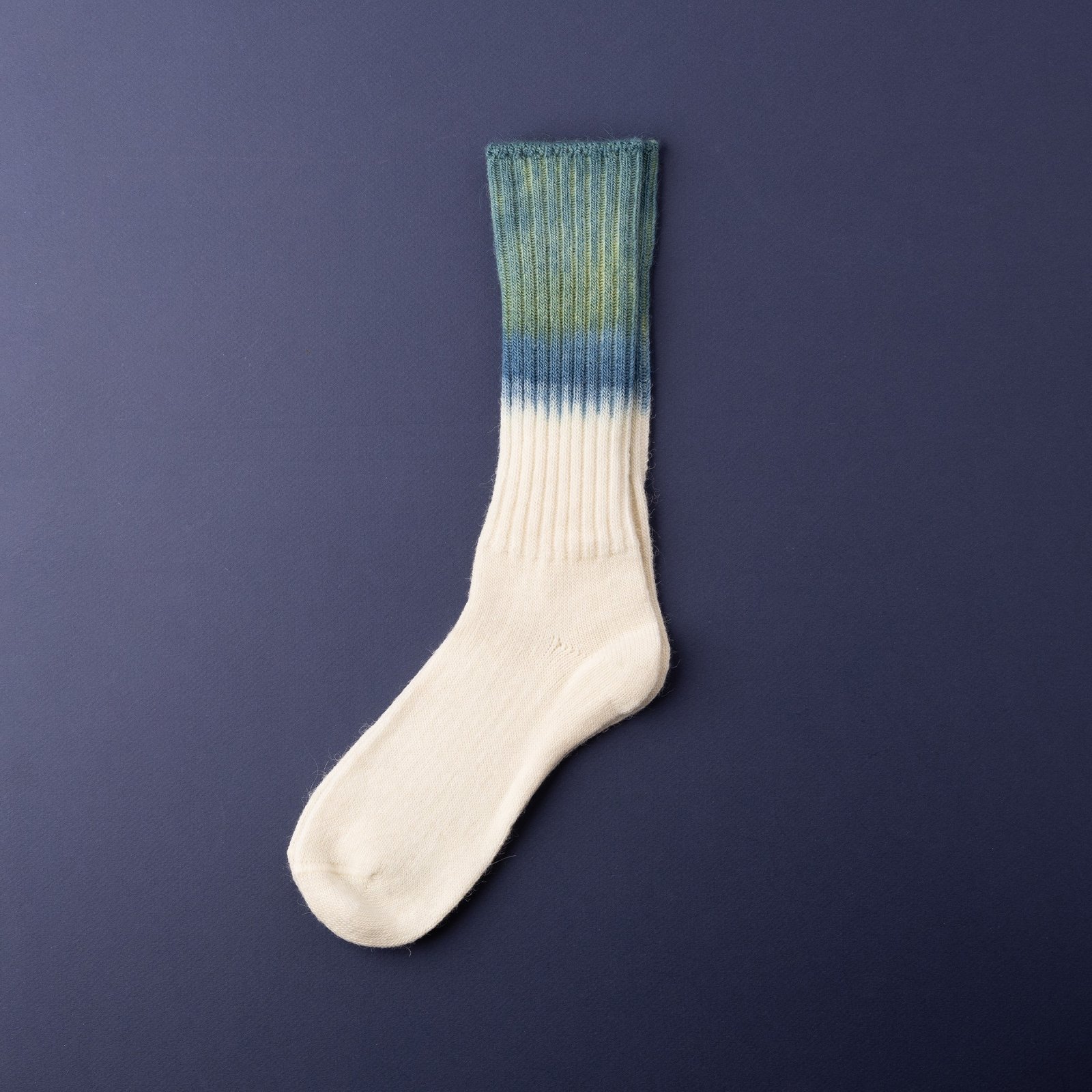 PATAPACA / Dip Dye Q'uolle/Indigo Socks_alt