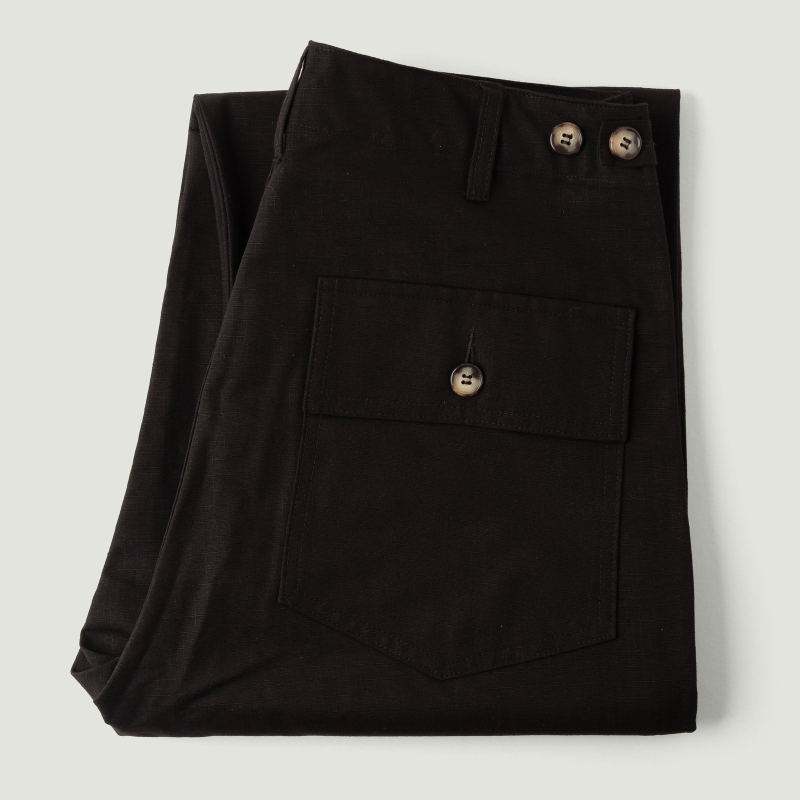 INFORMALE / T107 Fatigue Pants Black_Vignette