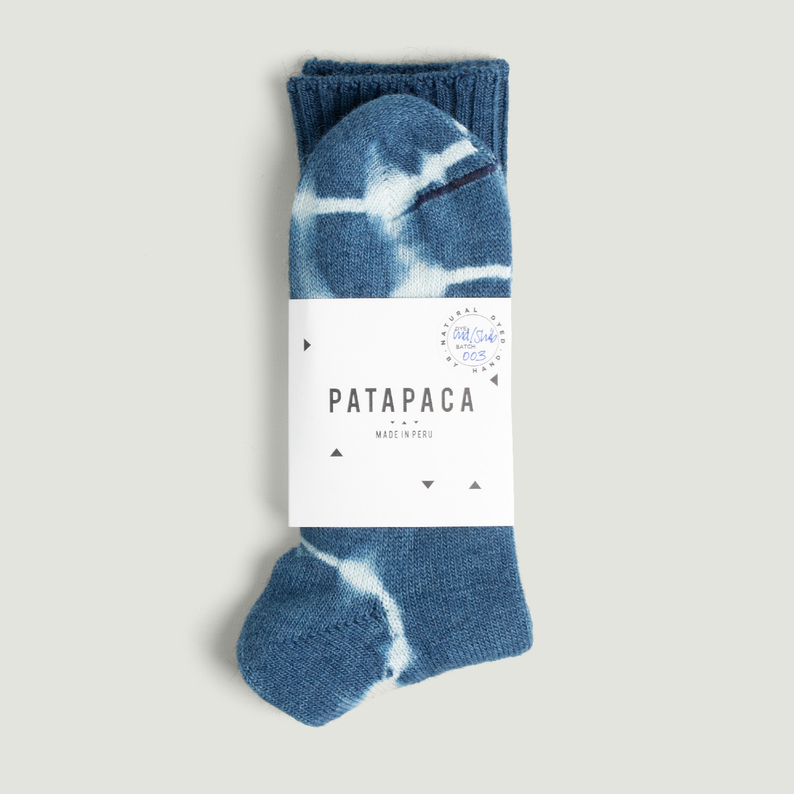 Shibori Indigo Socks