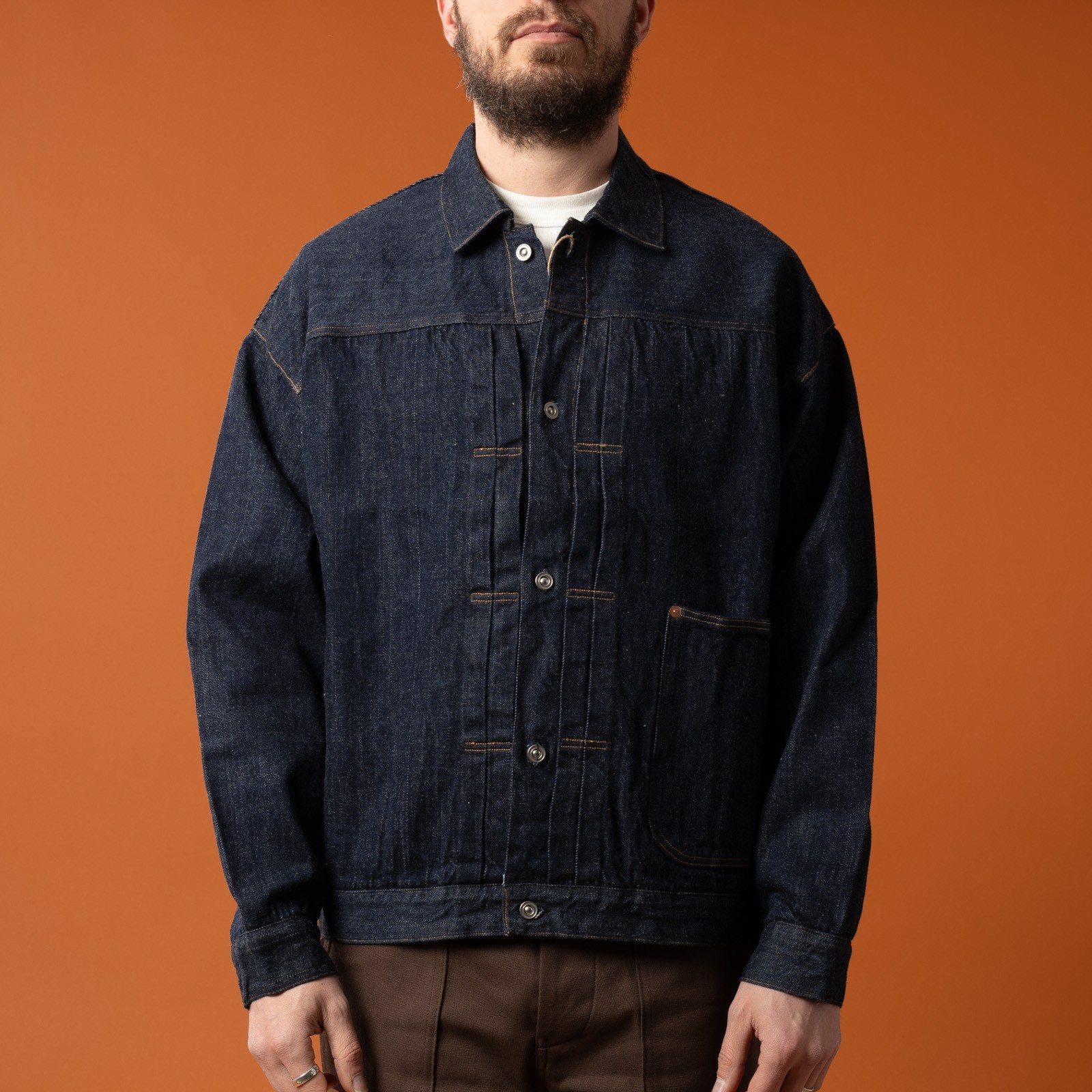Flâneurs Flâneurs TCB No.2 Blouse 1890 One Wash 11.4oz Selvedge-3