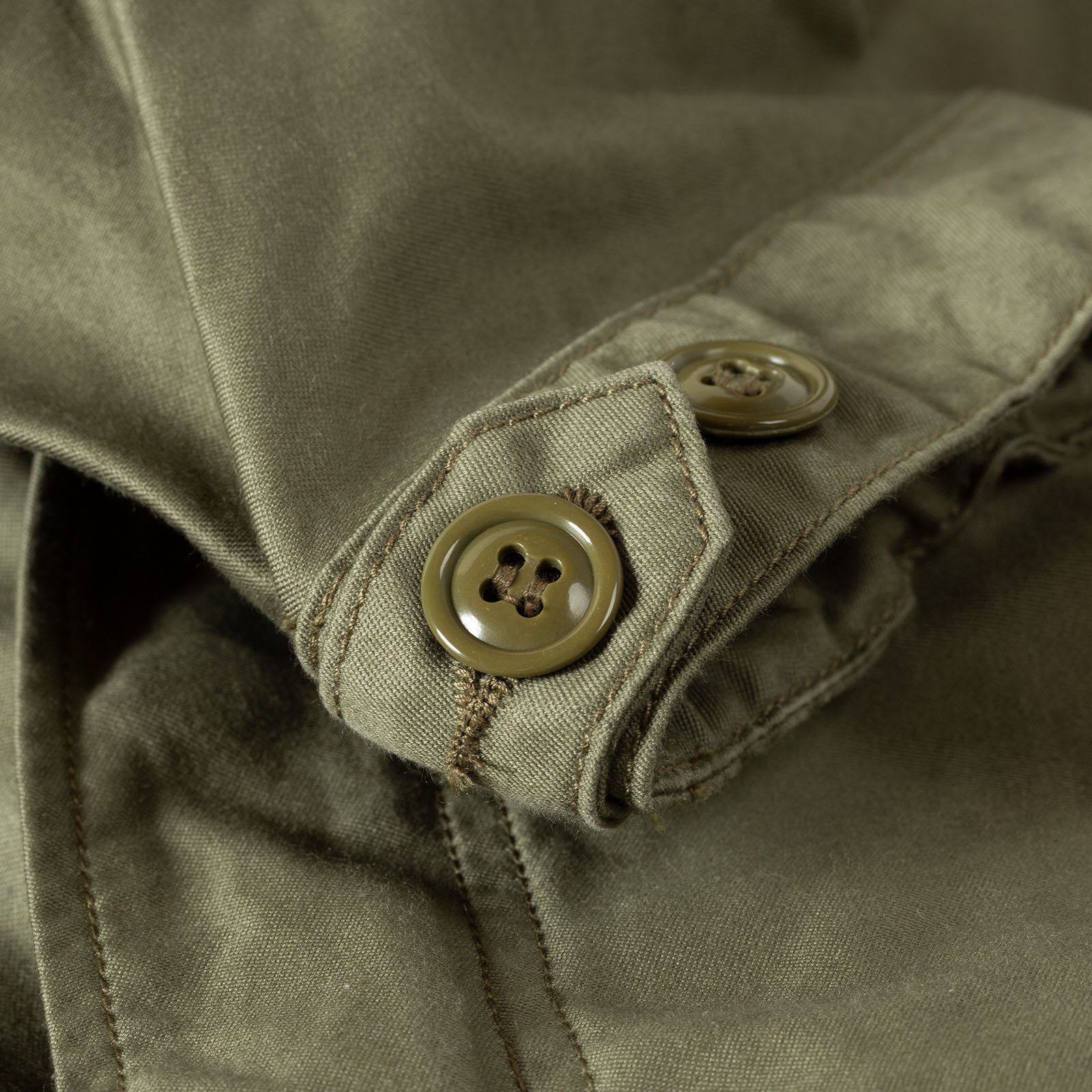 détail manche flâneurs FOB FACTORY F2402 M-51 Shell Parka