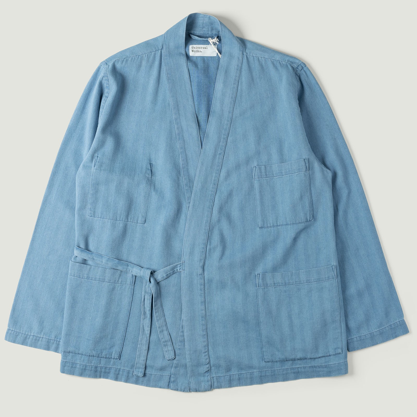 Vignette_Image_Flaneurs_UNIVERSAL WORKS_Kyoto Work Jacket Washed Indigo Herringbone 1