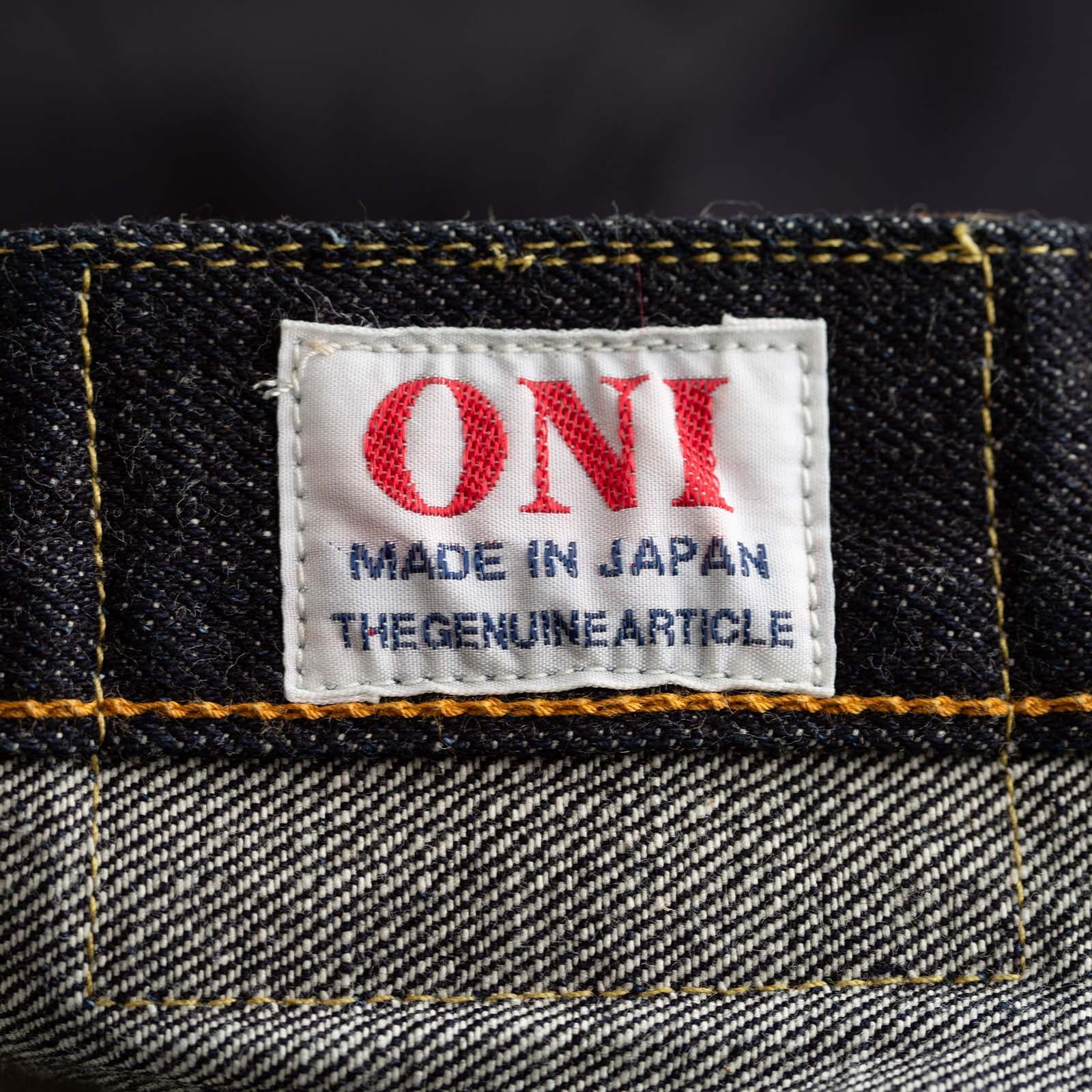 ONI DENIM 15oz Low Tension Denim - Images of Loafers Tag