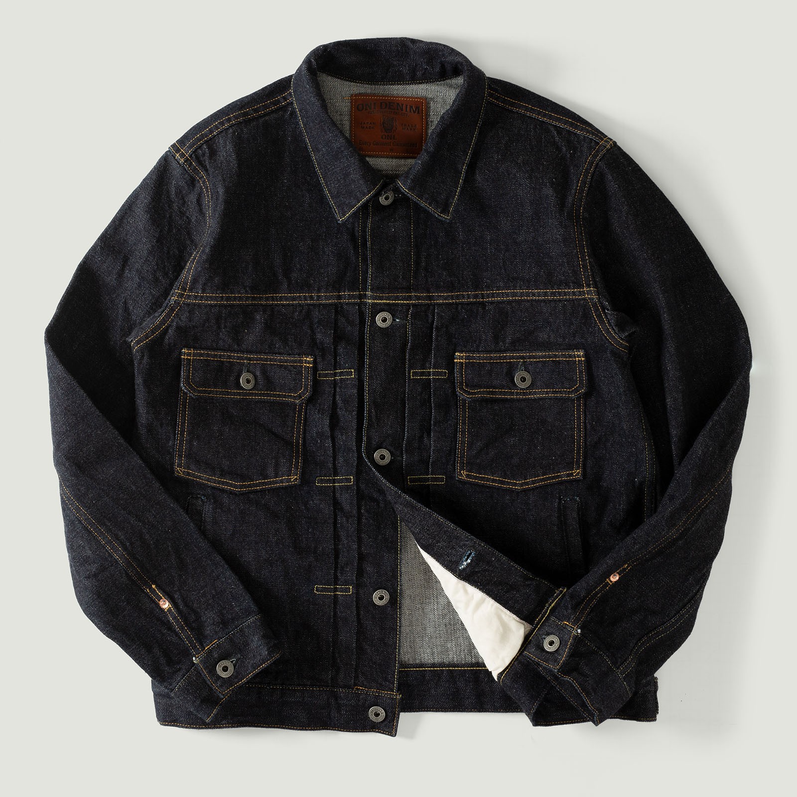 Vignettes veste en jean ONI DENIM 02516P Type II Jacket 15oz Low Tension Denim