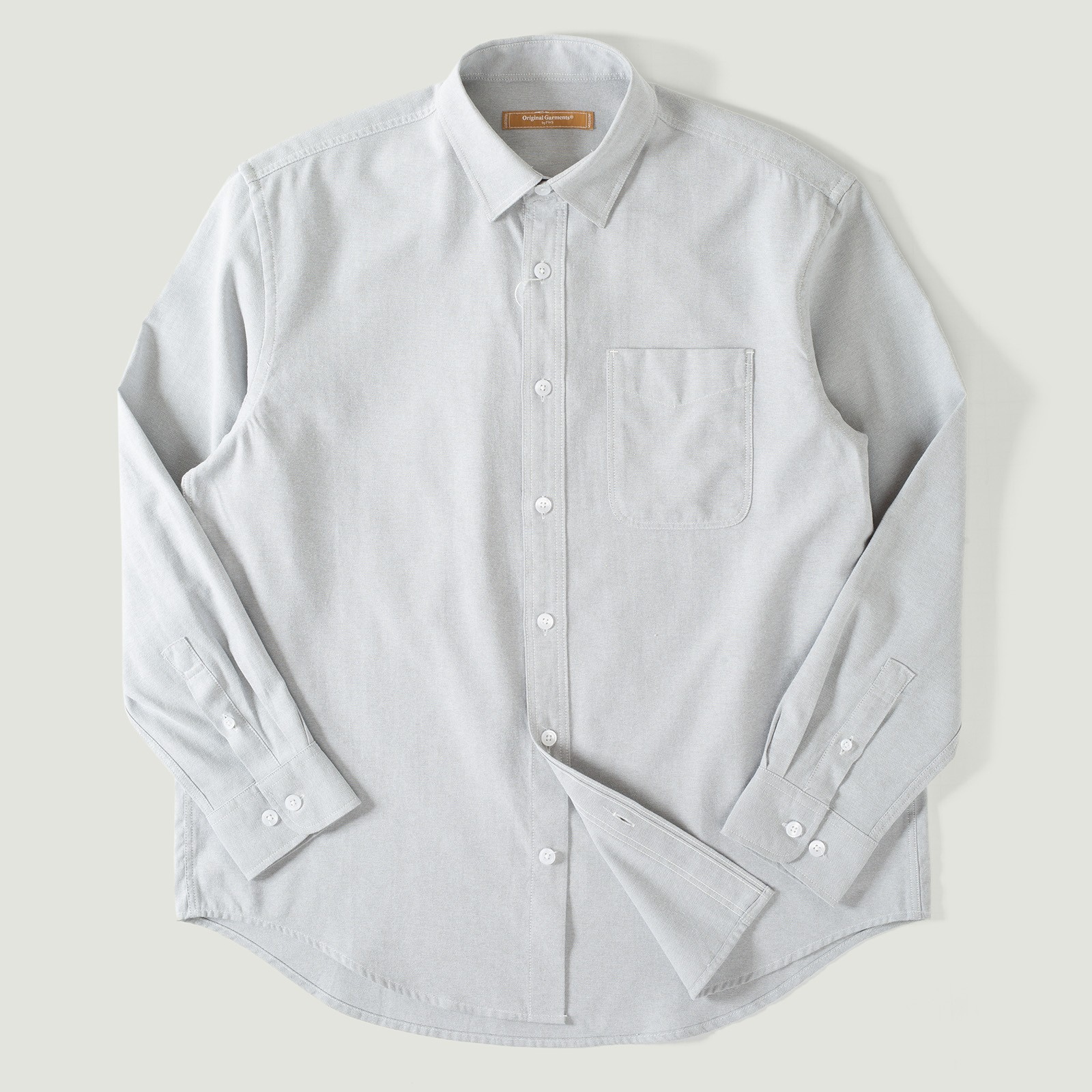 vignette flâneurs chemise coupe large FRIZMWORKS OG Oxford Oversized Shirt Gray