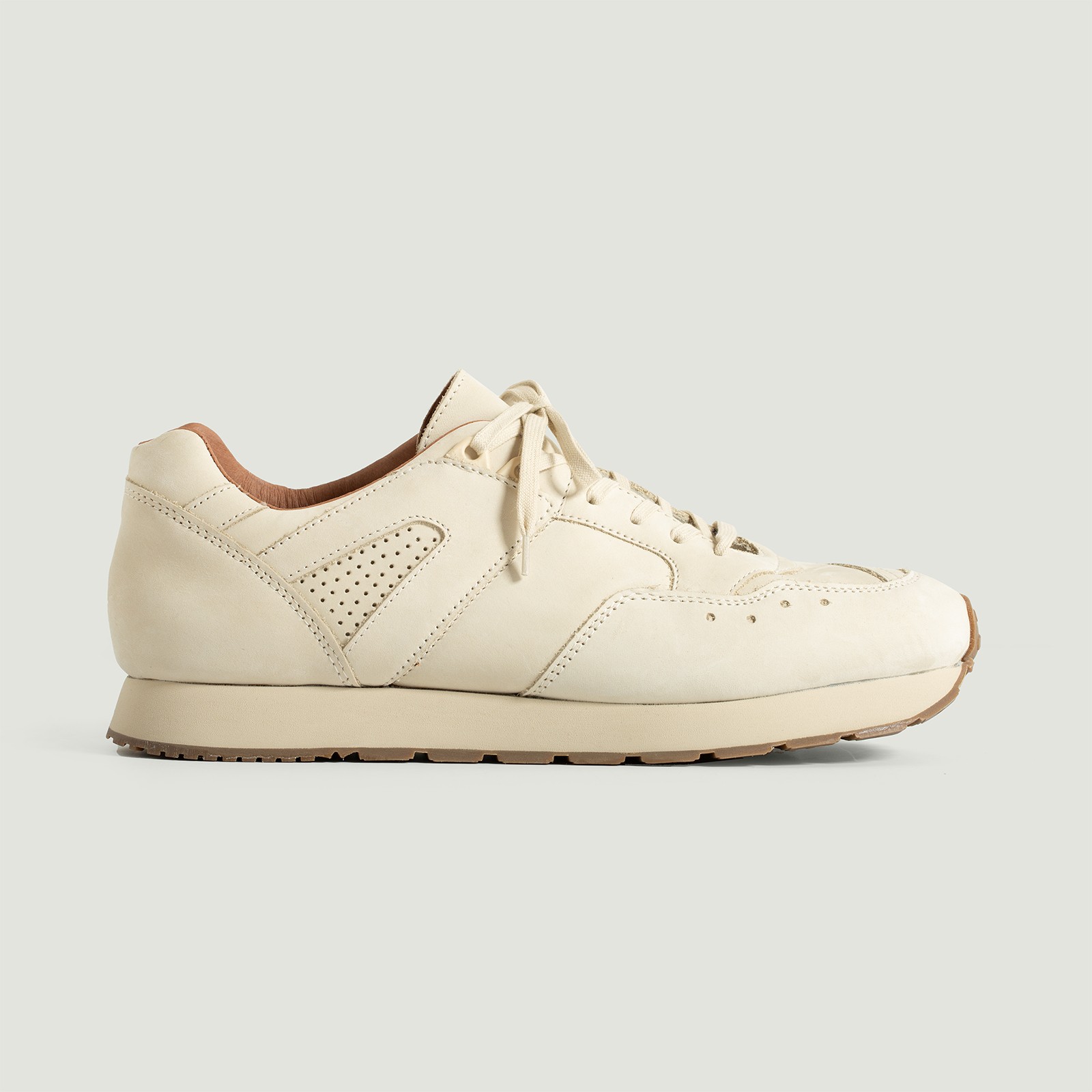 vignette flâneurs sneakers REPRODUCTION OF FOUND German Military Trainer Mod. Flexible Cream Suede