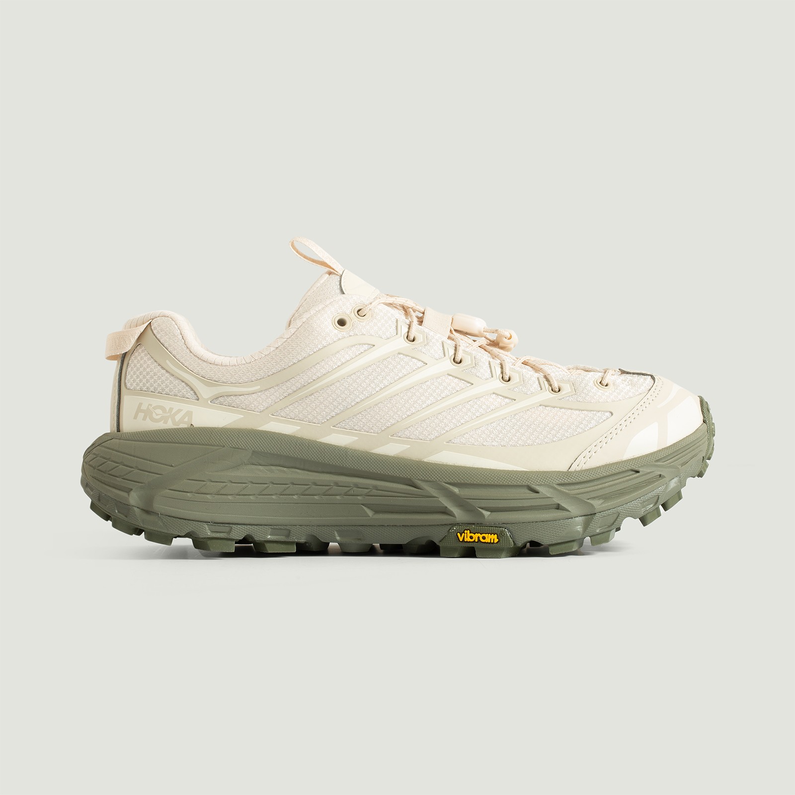 vignette flâneurs sneakers HOKA Mafate Three 2 Oat MilkEucalyptus