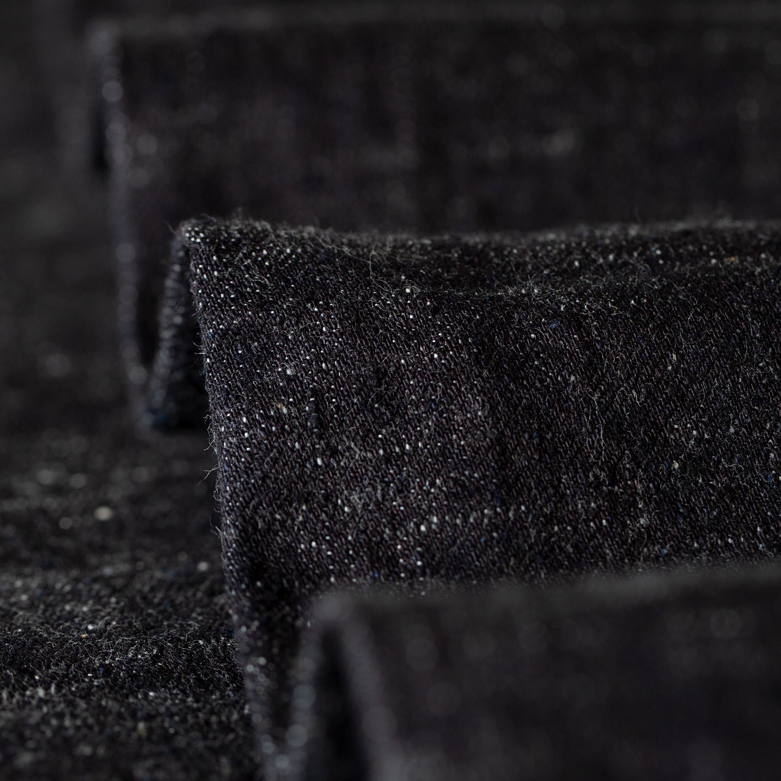 détail toile 1 flâneurs STUDIO D'ARTISAN 15oz GL3 Selvedge Denim