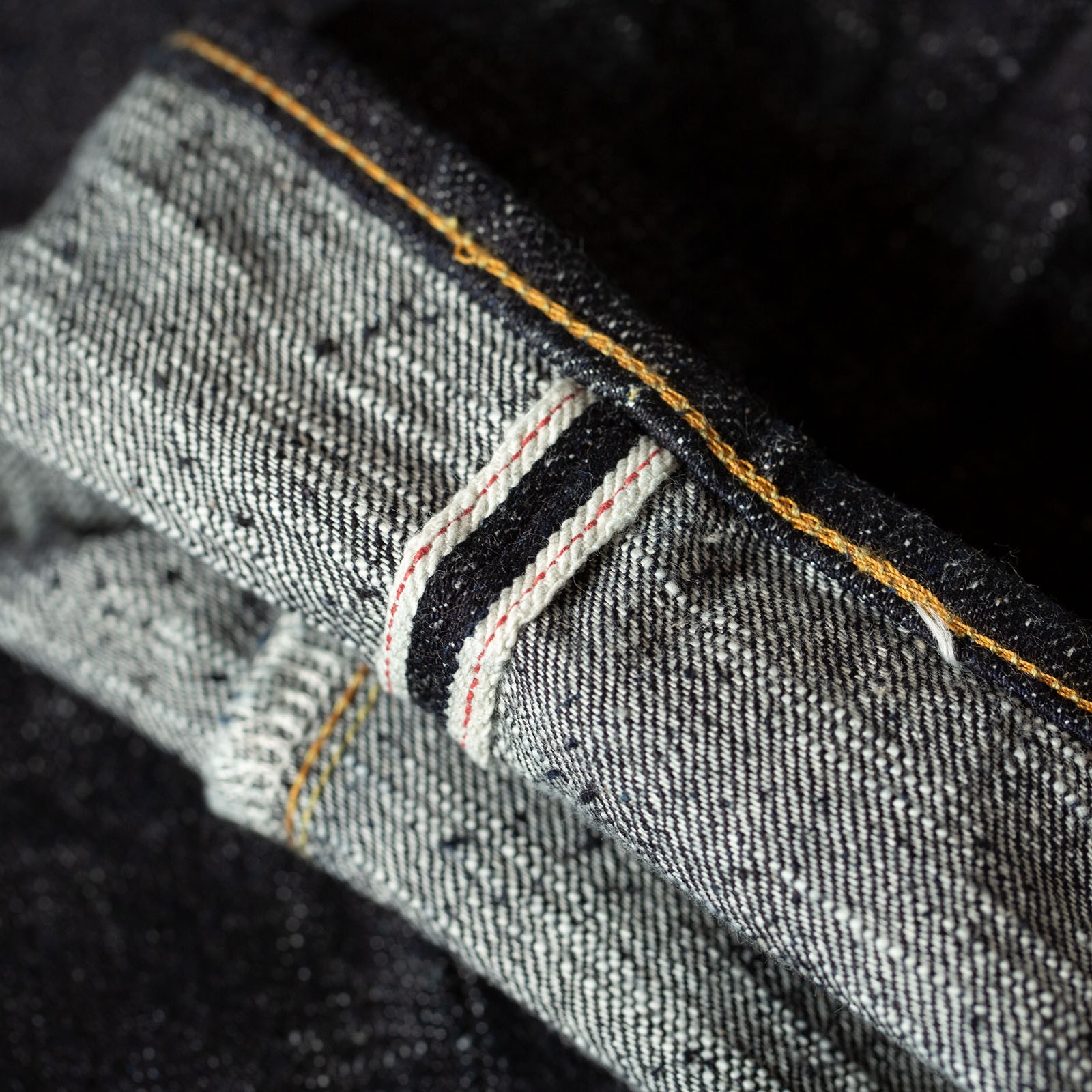 détail selvedge ID flâneurs STUDIO D'ARTISAN 15oz GL3 Selvedge Denim