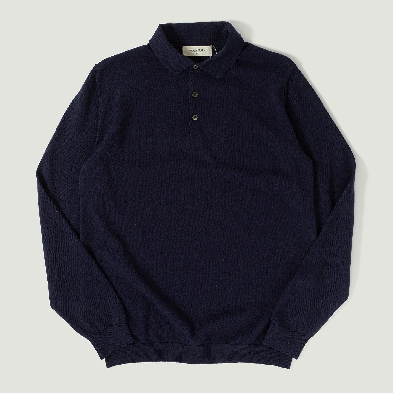 Vignettes flâneurs Pull Mooncastle  Ice Cotton Manches Longues Navy