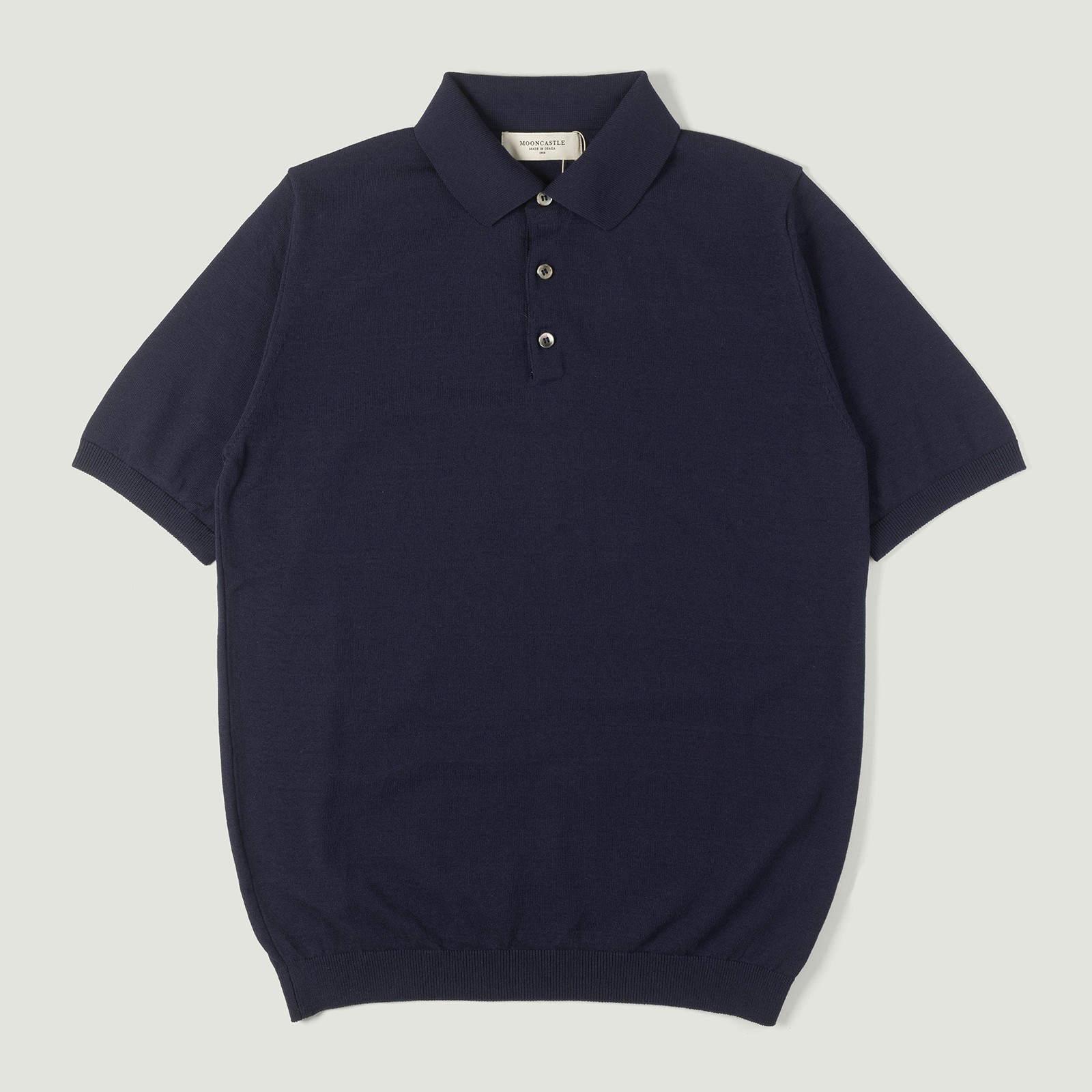 Image_Flâneurs_MOONCASTLE / Polo Ice Cotton Manches Courtes Navy_Vignette