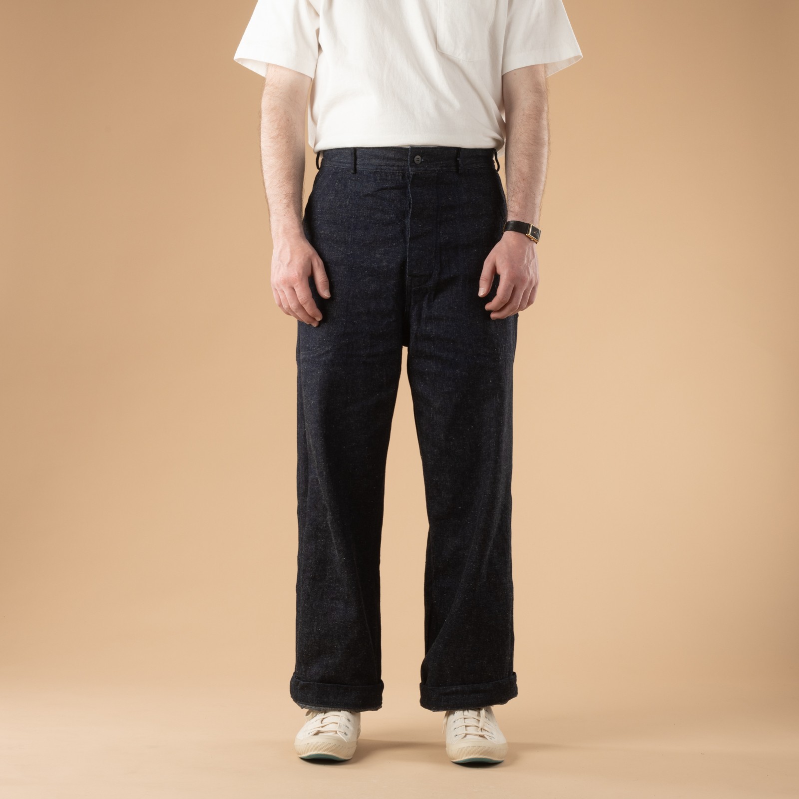 Image_Flâneurs_WAREHOUSE & CO. / Lot. 1233 U.S Navy Denim Trousers Indigo_de-face