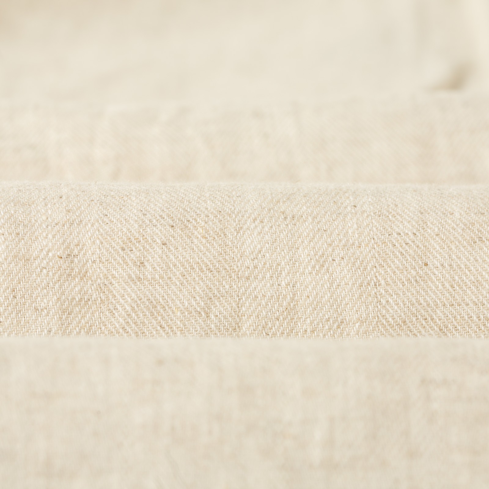 image flâneurs BEAMS PLUS_ Band Collar Pullover Herringbone natural tissu