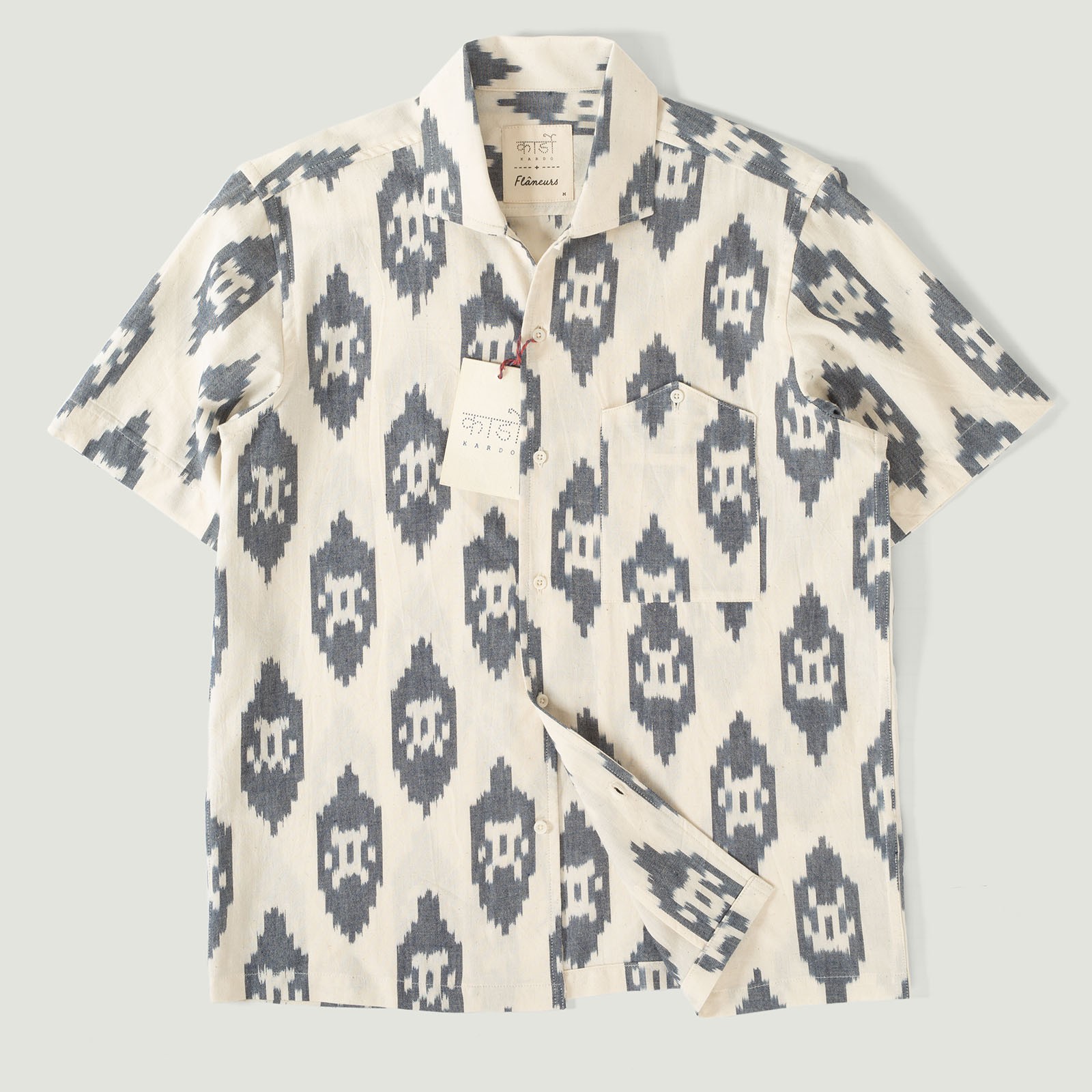 Image_Flâneurs-KARDO x FLÂNEURS SS Shirt Ikat 555_Vignette