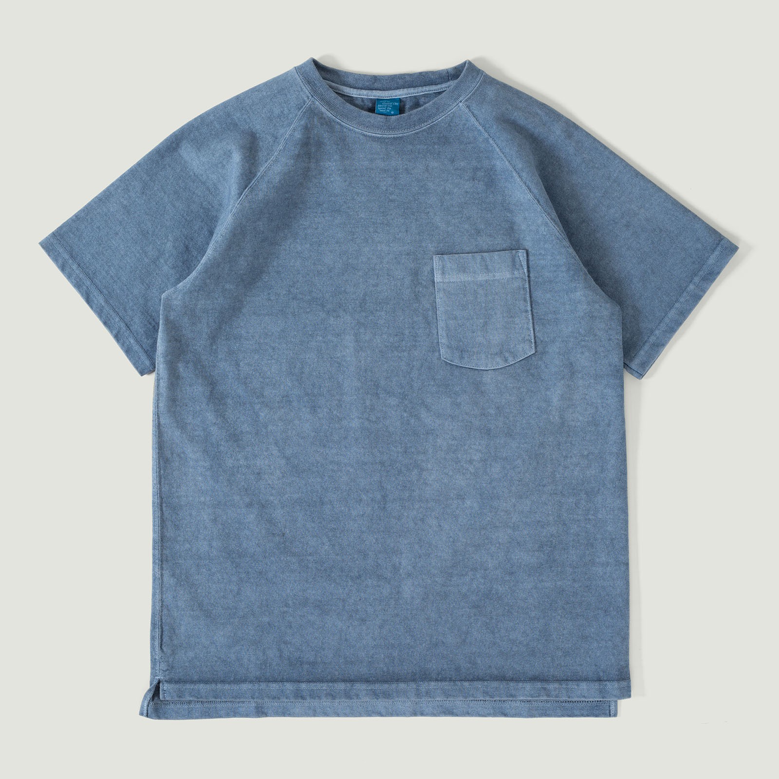 Vignettes GOOD ON teeshirt manches courtes épais Heavy Raglan Pocket Tee P-Ajisai