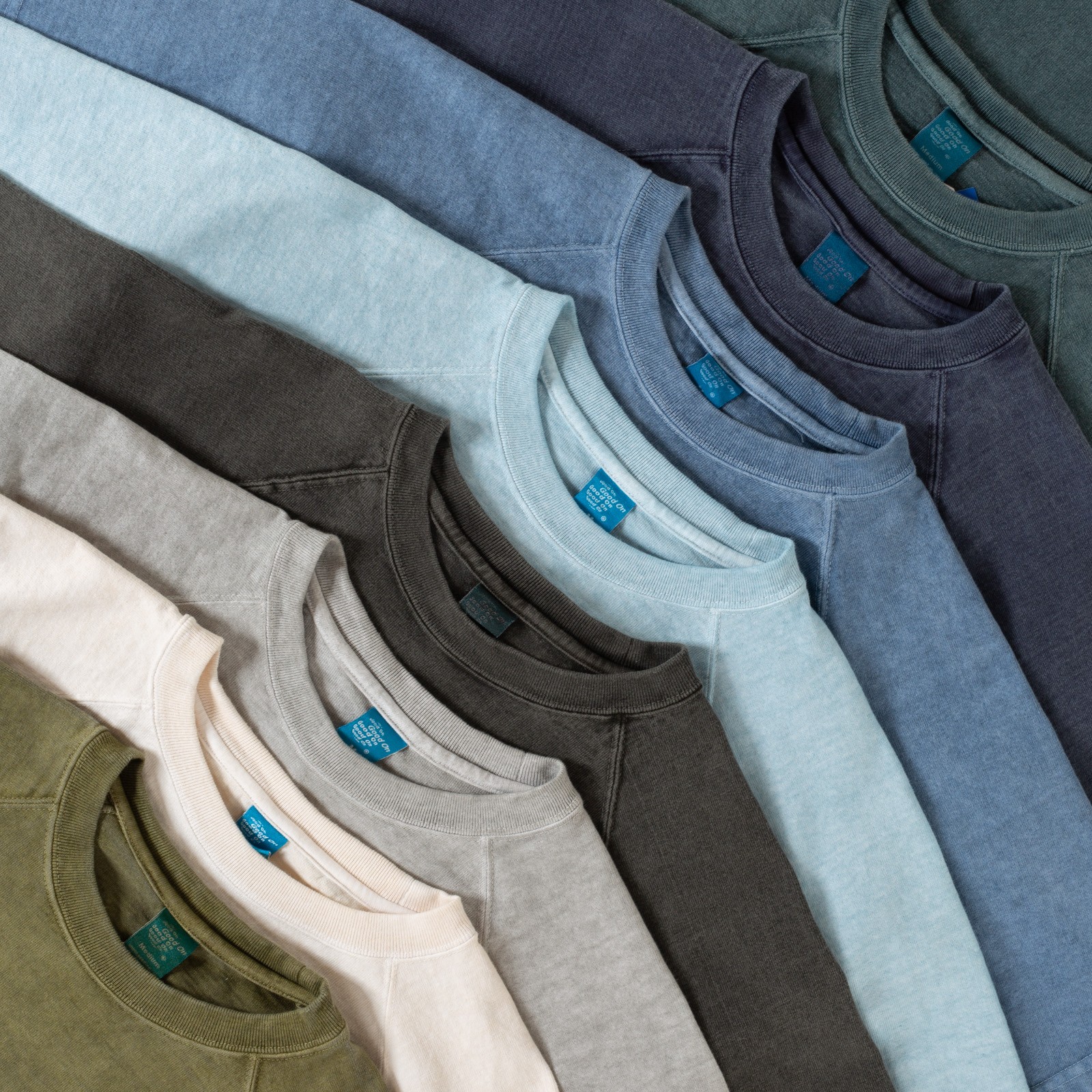 image flâneurs GOOD ON teeshirt manches courtes épais Heavy Raglan Pocket Tee
