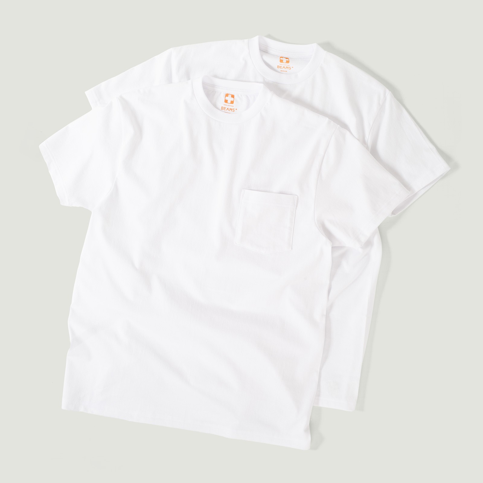 image 2 flâneurs  teeshirt basic BEAMS PLUS 2 Pack Pocket Tee White