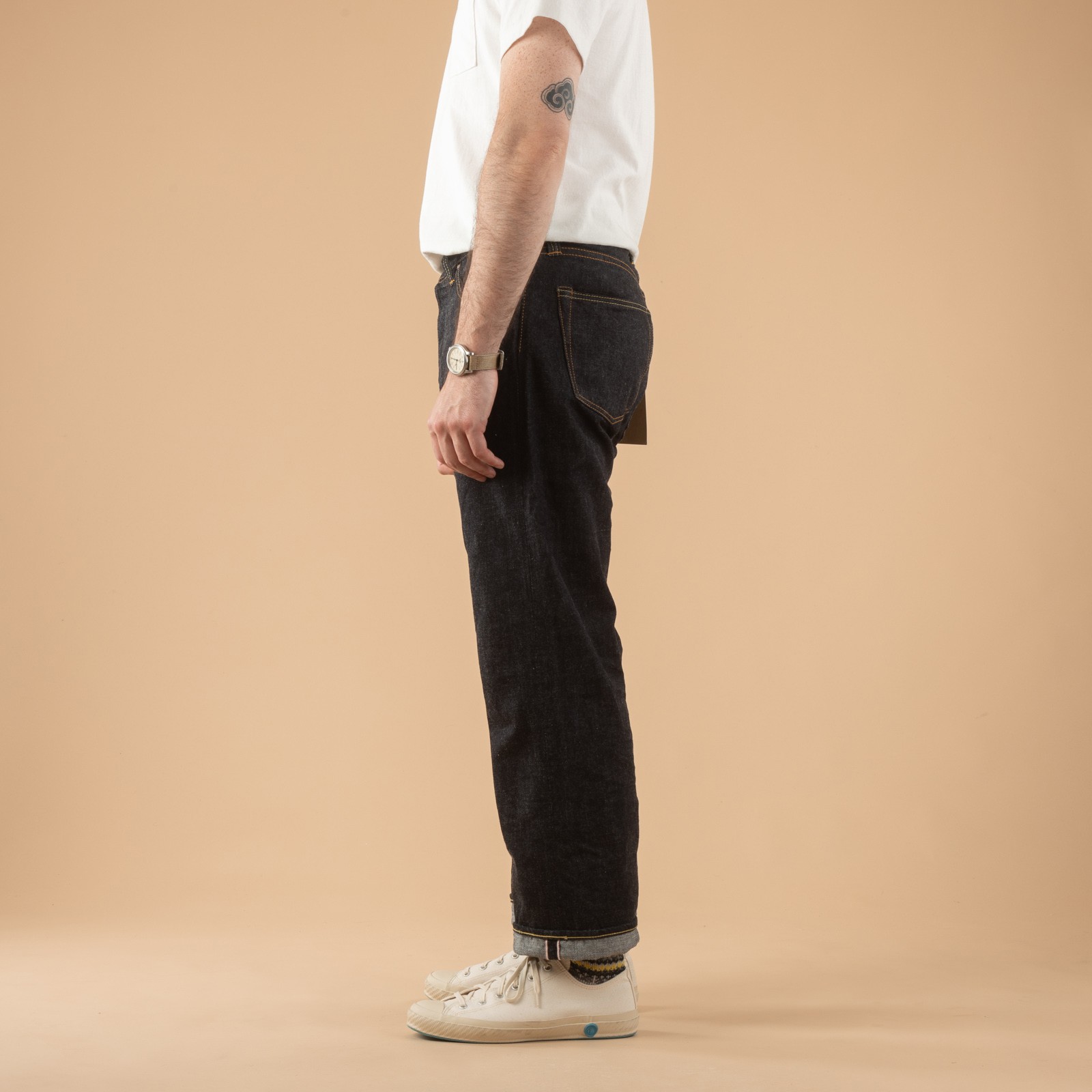 image flâneurs MOMOTARO_0906-13 13oz Wide Straight Selvedge Denim (3)