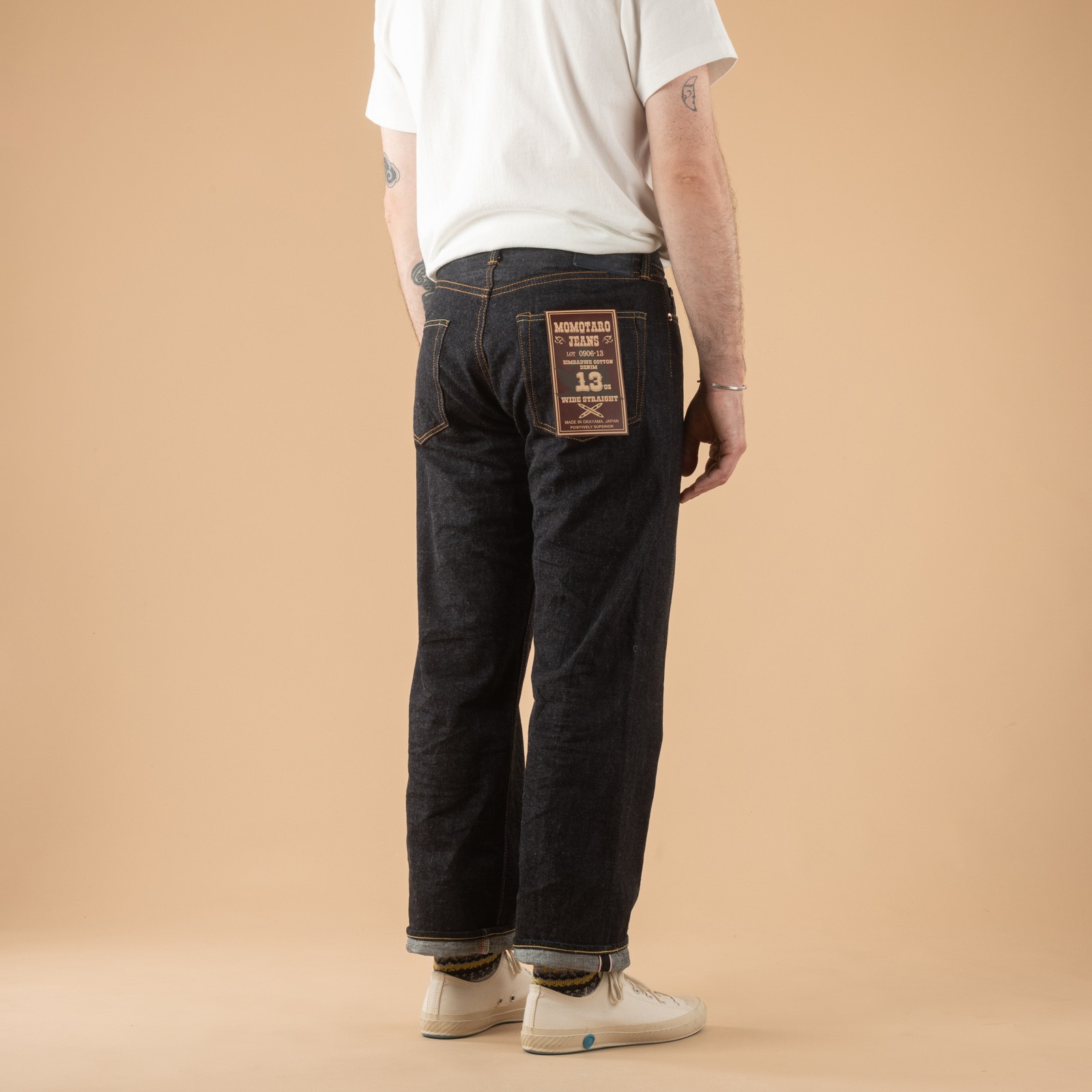 image flâneurs MOMOTARO_0906-13 13oz Wide Straight Selvedge Denim (1)