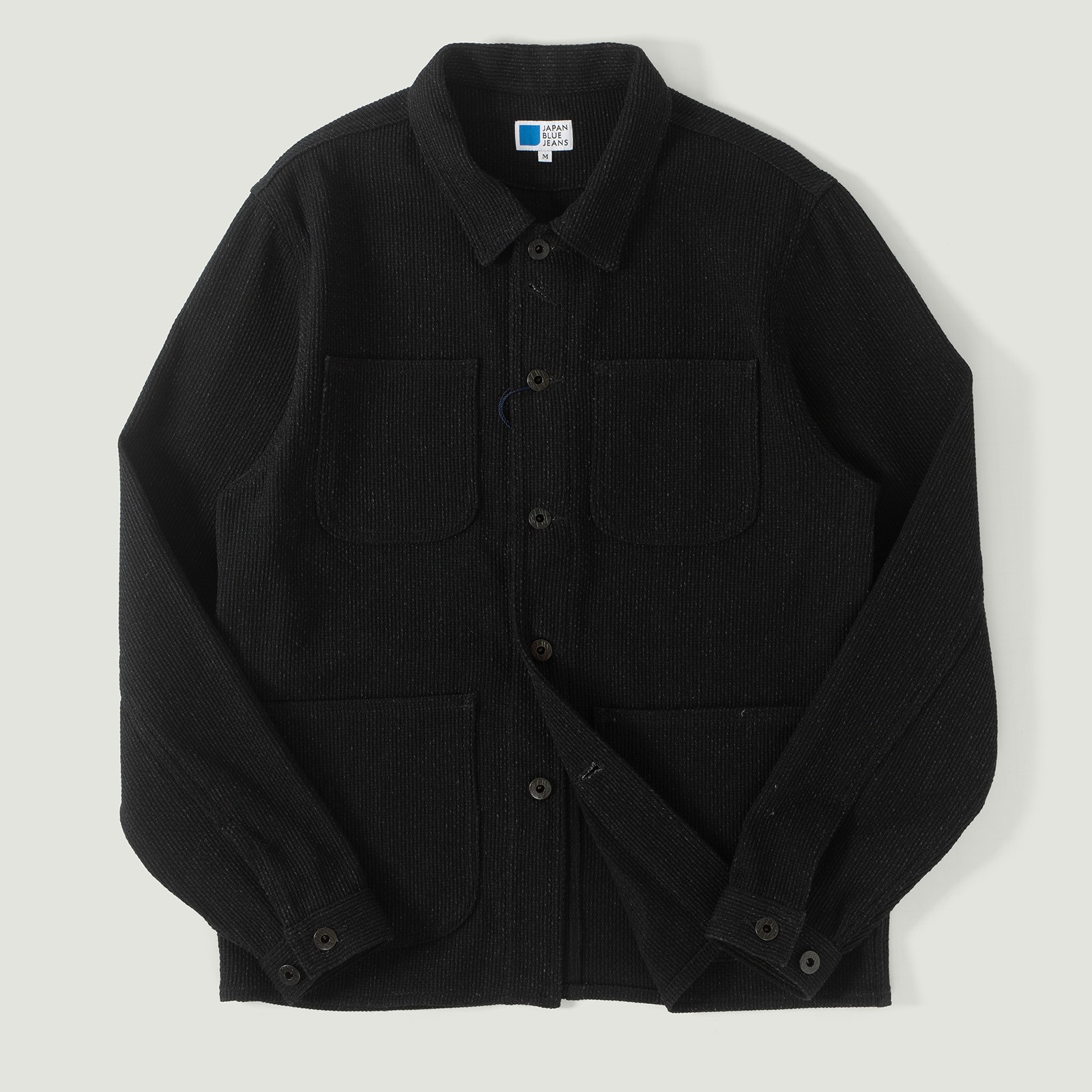 Vignettes flâneurs JAPAN BLUE JEANS Sashiko Black Coverall Jacket