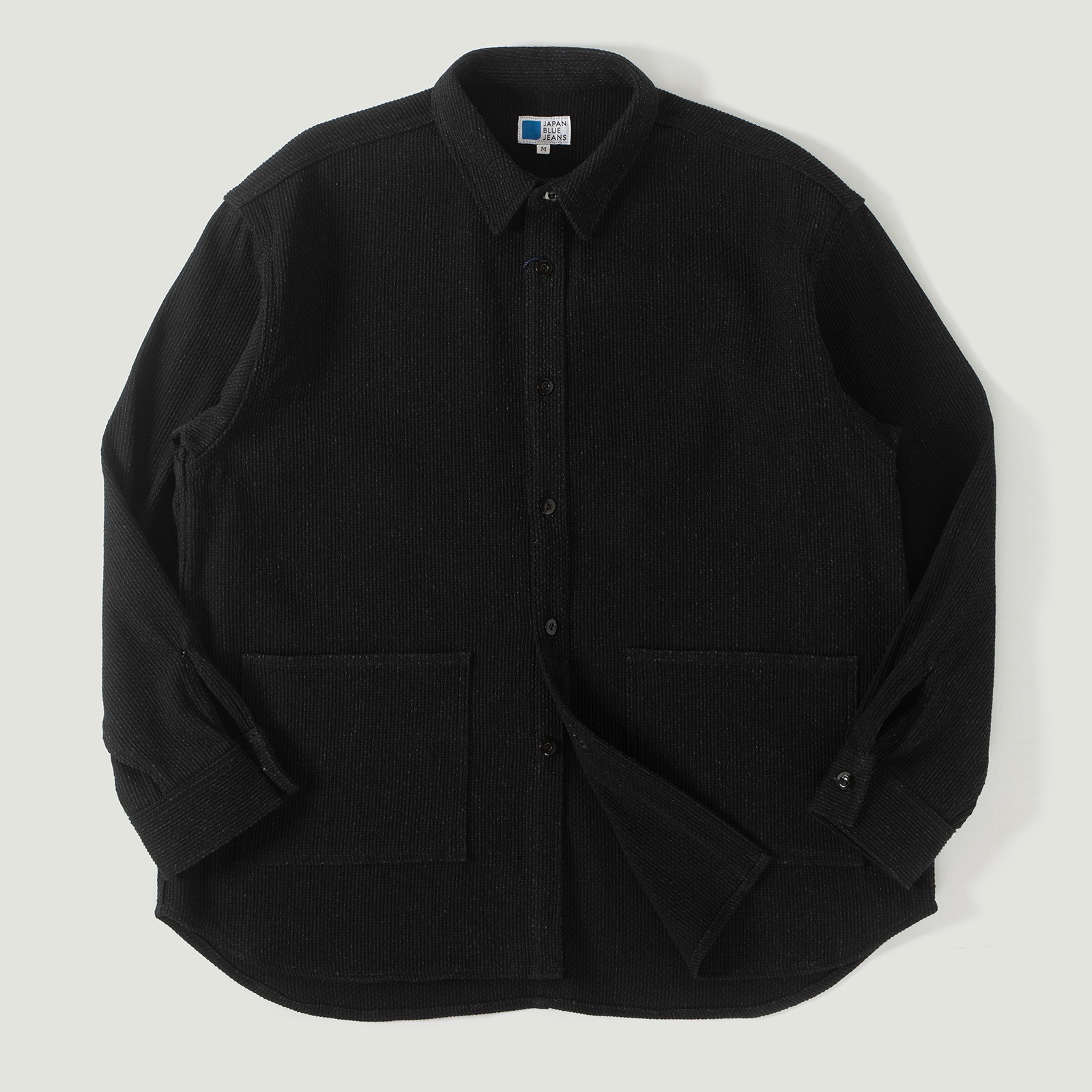 Vignettes flâneurs JAPAN BLUE JEANS Sashiko Big Shirt Jacket black