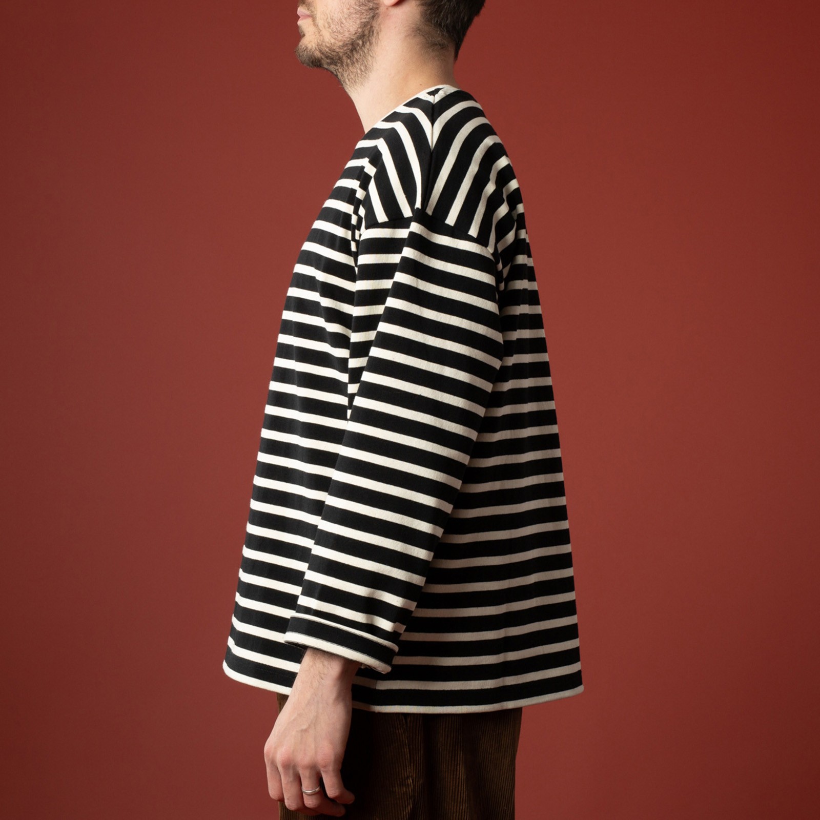Le Minor x Flâneurs Marinière Loose Noir/Écru