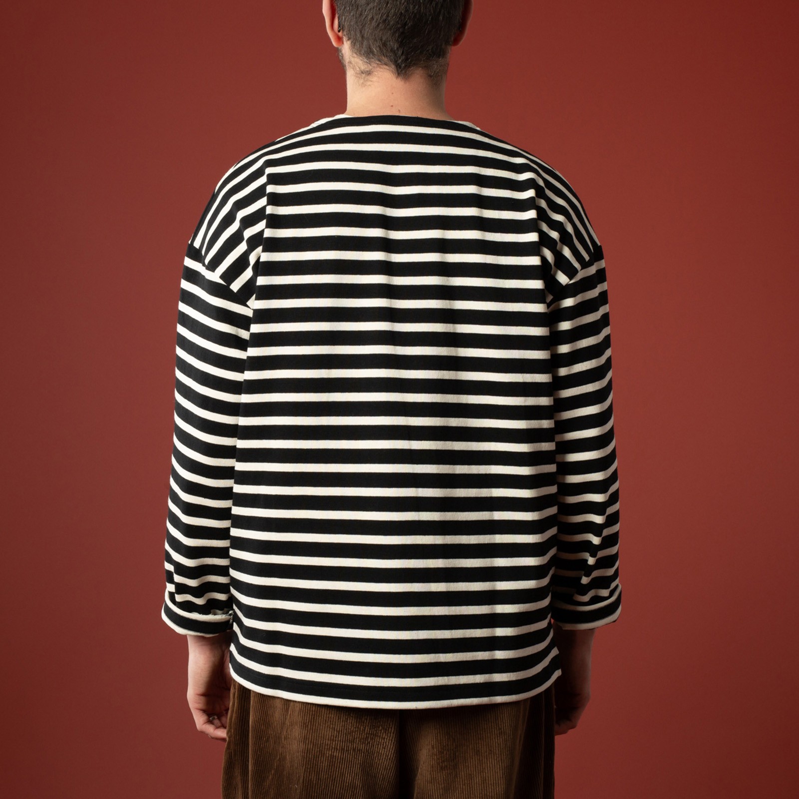 Le Minor x Flâneurs Marinière Loose Noir/Écru